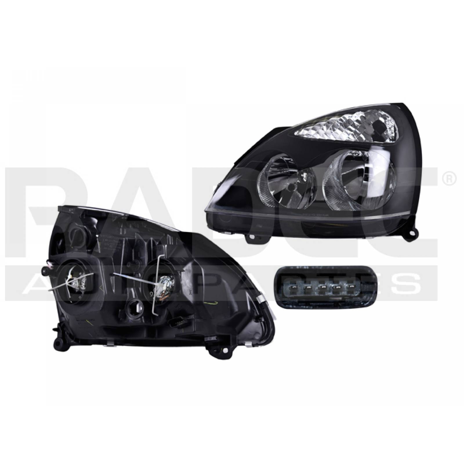 Faro Renault Clio 2002 2003 04 05 06 07 2008 2009 Izq Xpo