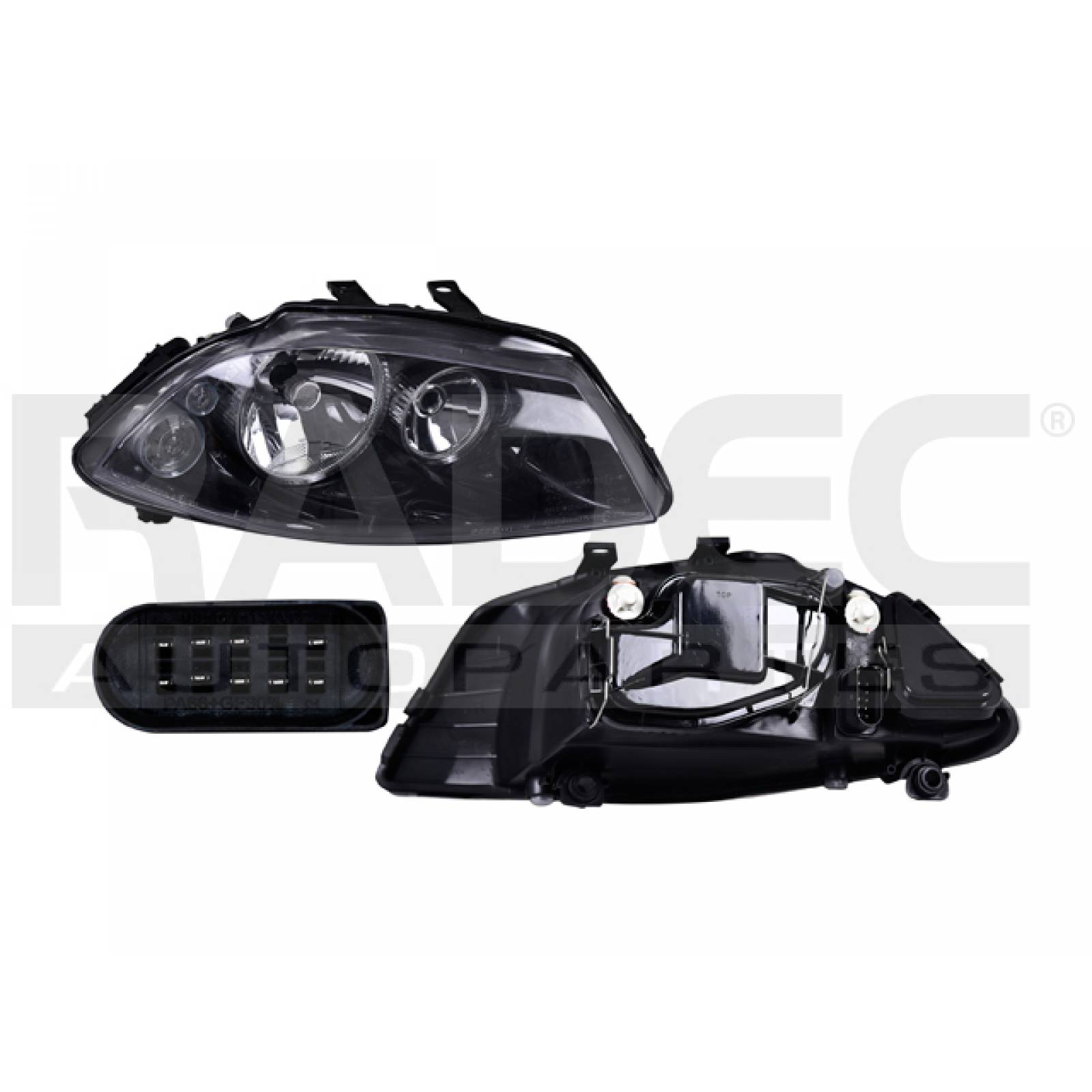 Faro Seat Ibiza / Cordoba 2002-2005 Derecho Doble Foco Xpo