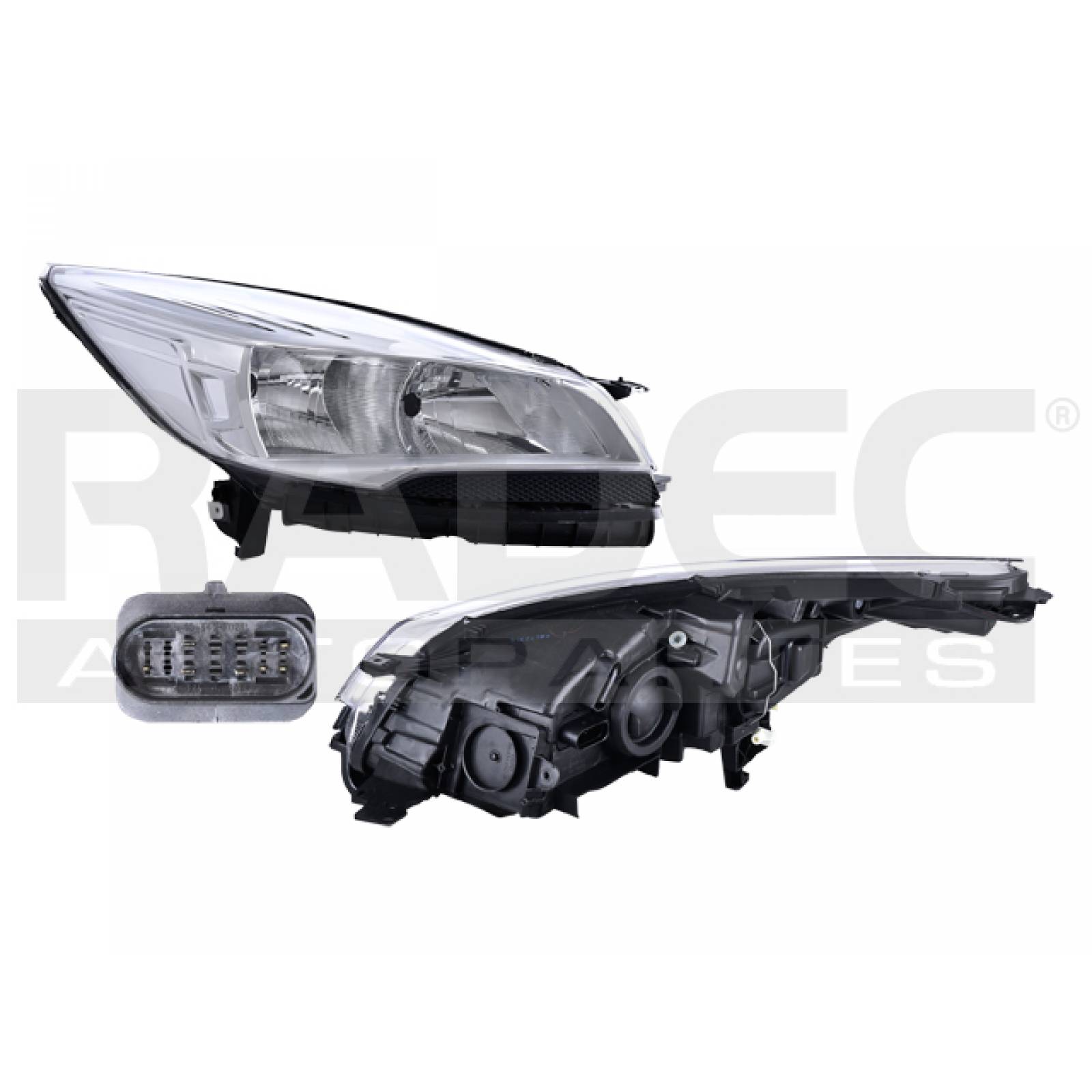 Faro Ford Escape 2013 - 2015 Sin Reflejante Derecho