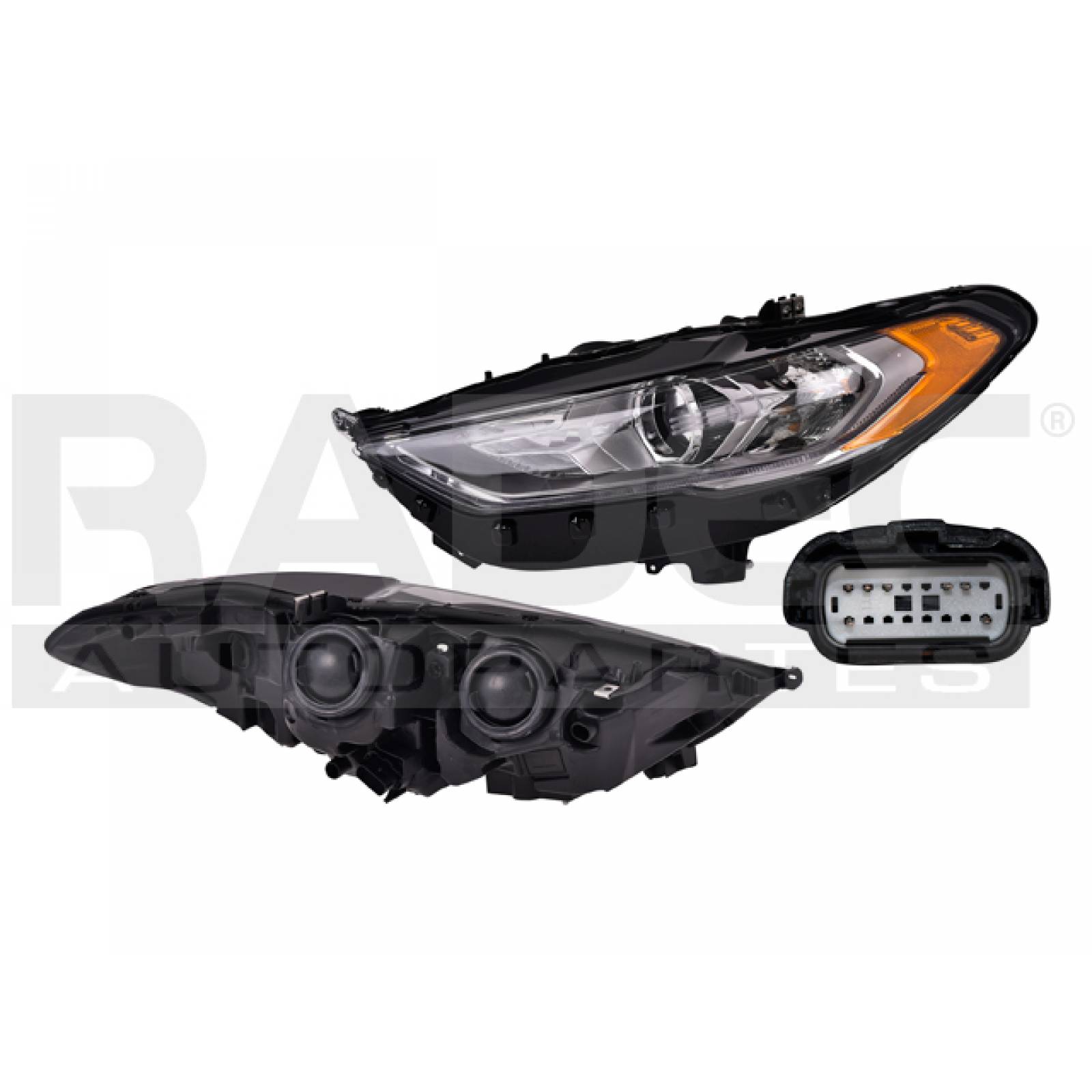 Faro Ford Fusion 2017 - 2018 Con Leds Tyc Izquierdo