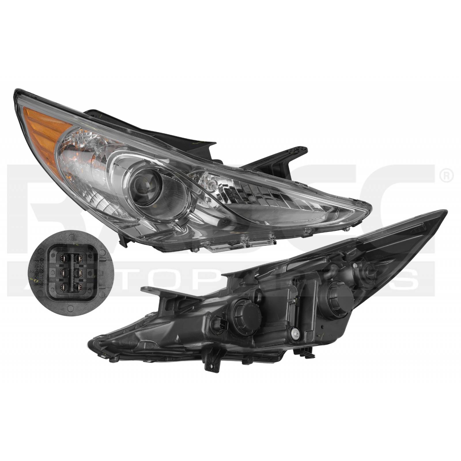 Genuine Hyundai Third Brake Light For Sonata 2011-2013, High Mount Stop Lamp, LED, 927004Q000