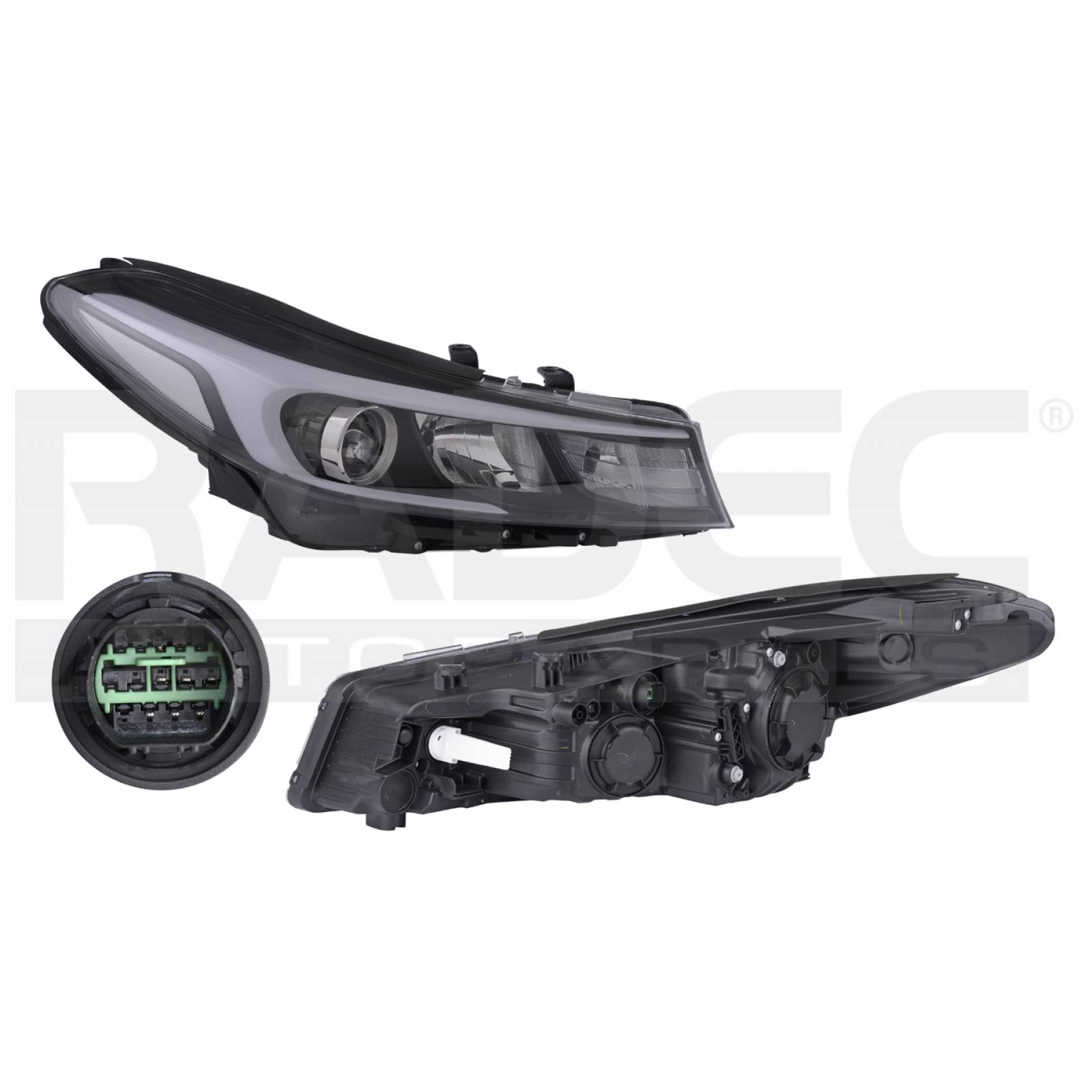 Faro Kia Forte 2017 - 2018 Sin Foco Depo Derecho