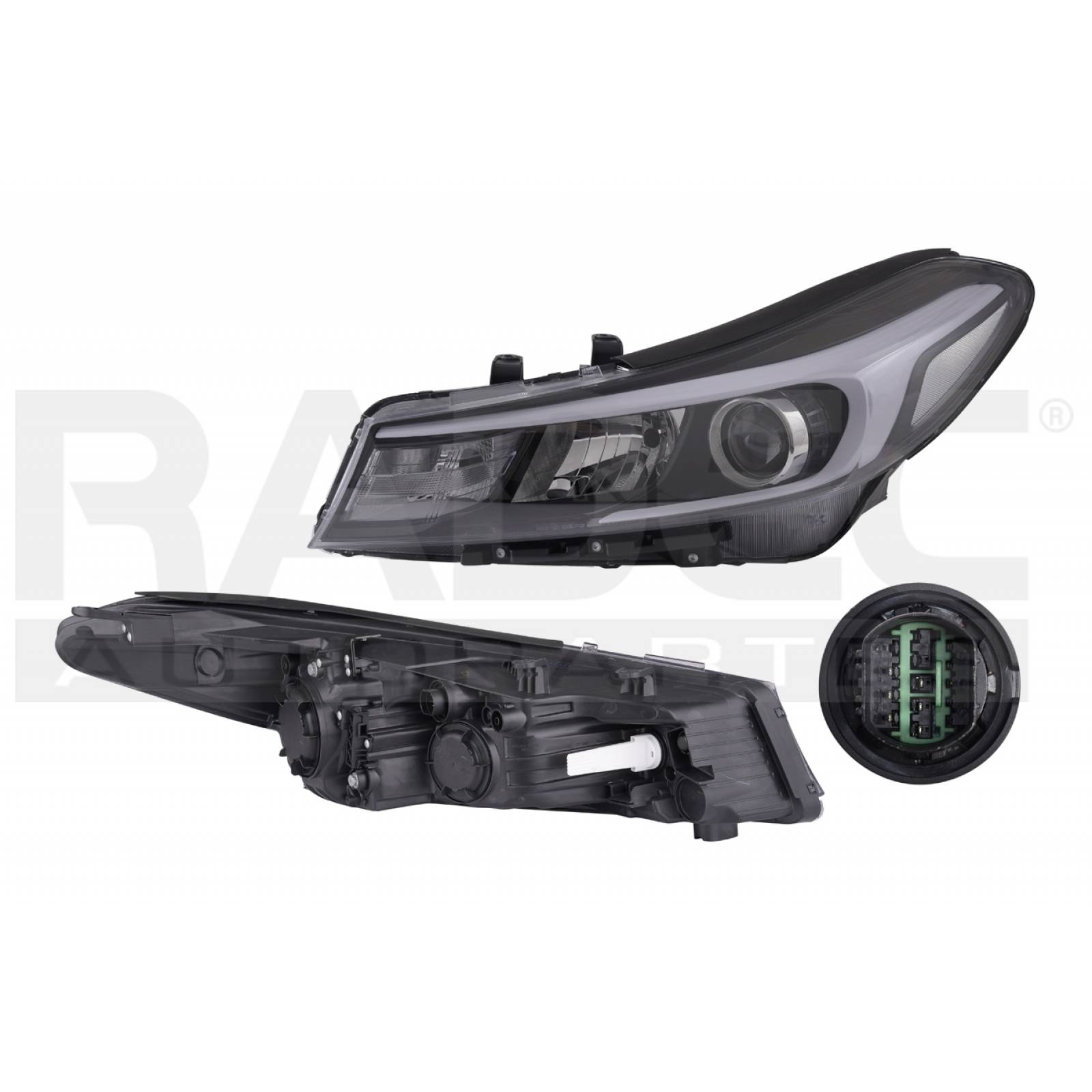 Faro Kia Forte 2017 - 2018 Sin Foco Depo Izquierdo