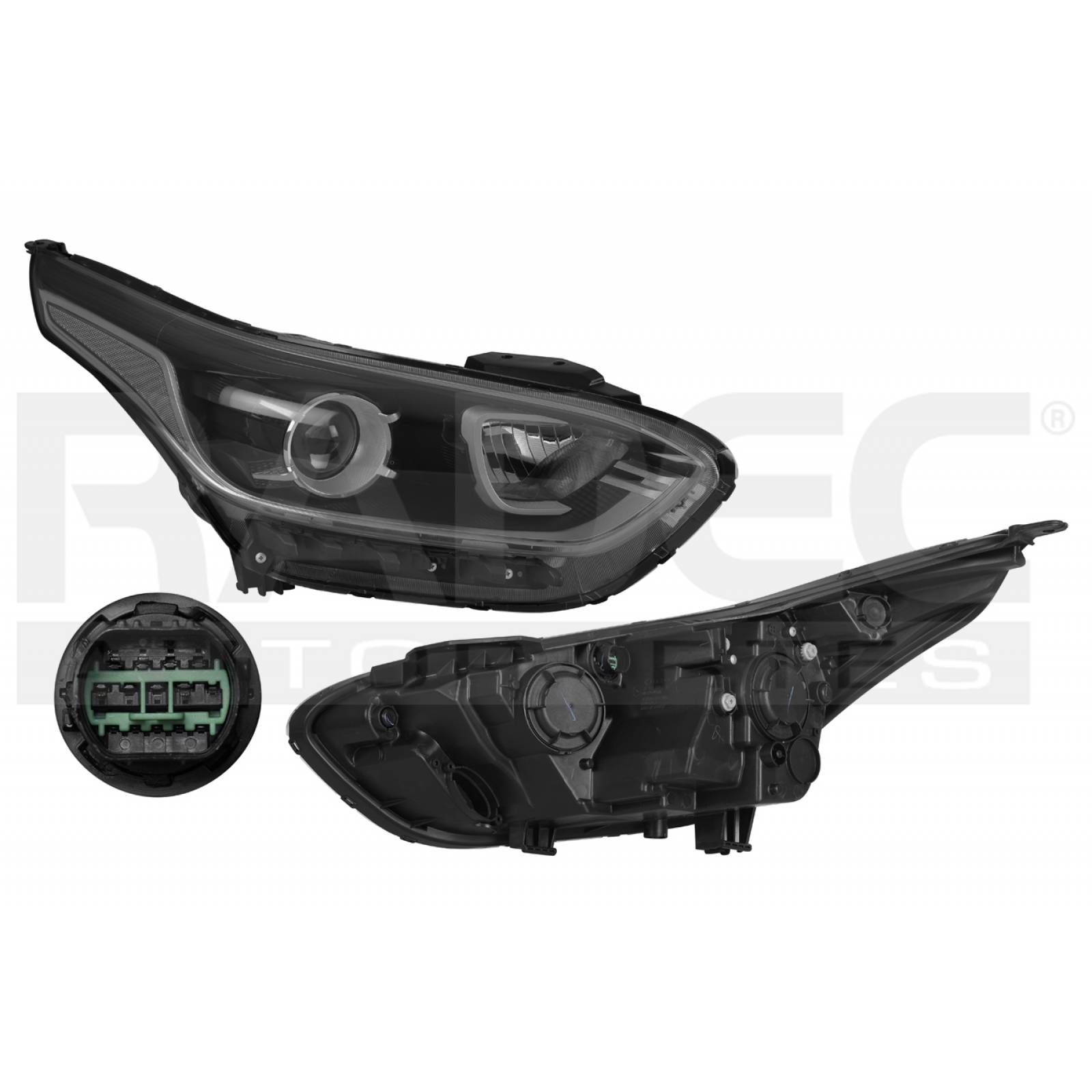 FARO KIA FORTE EX/LX 2019 2020 2021 SEDAN MANUAL DEPO DER