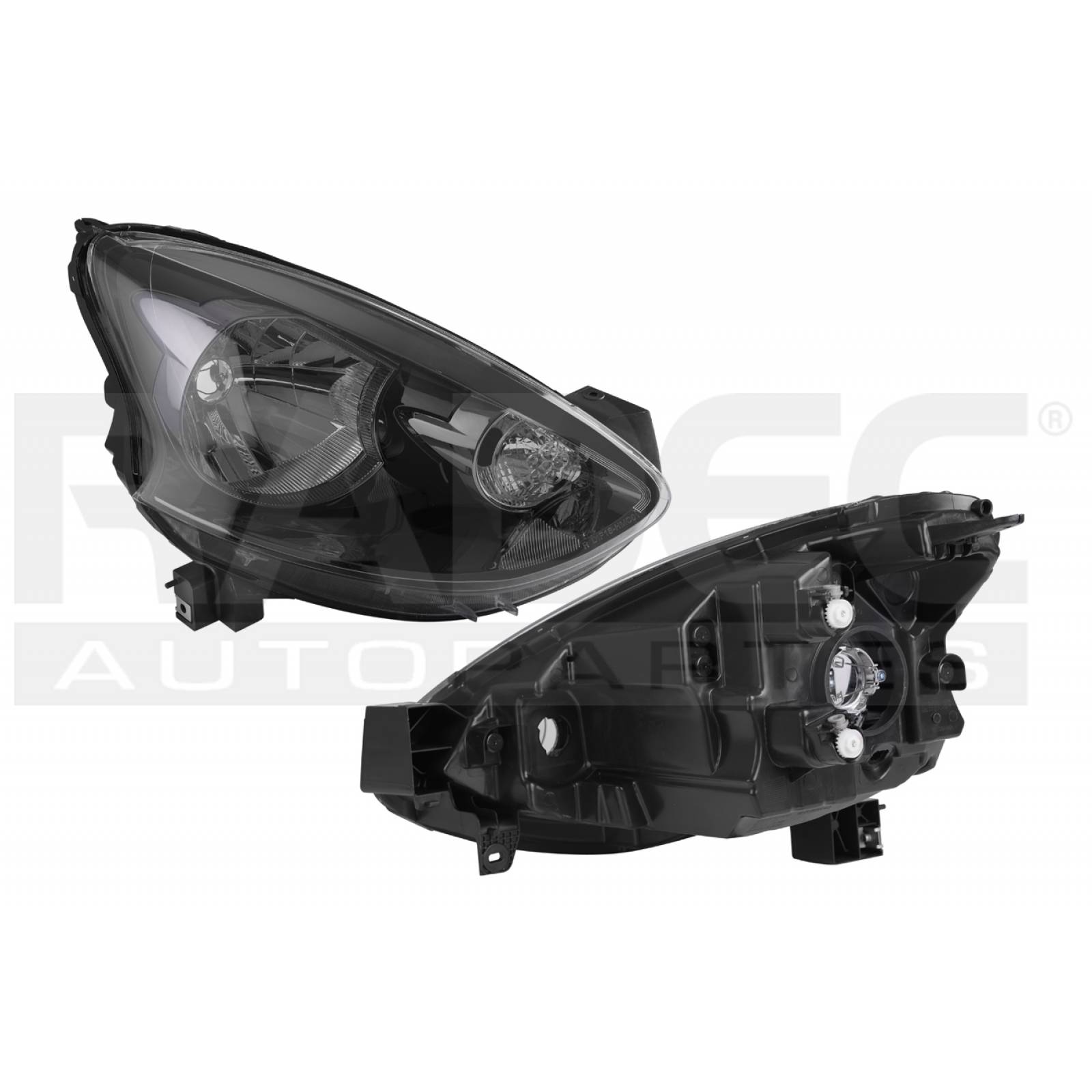 FARO MARCH SR 2014 - 2018 LINEA NUEVA NEGRO S/FOCO DER