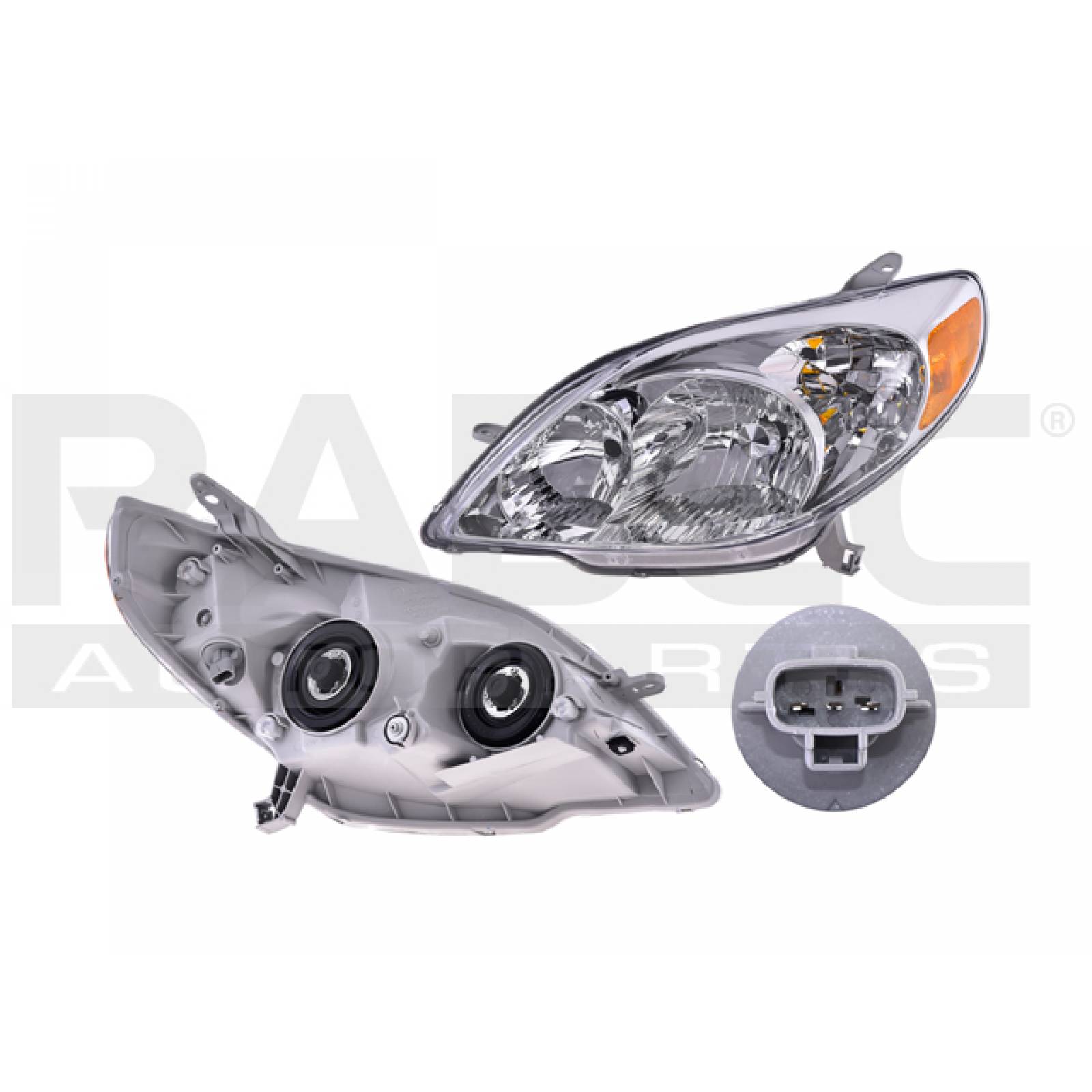 Faro Toyota Matrix 2003 2004 2005 2006 2007 2008 Izq Xpo