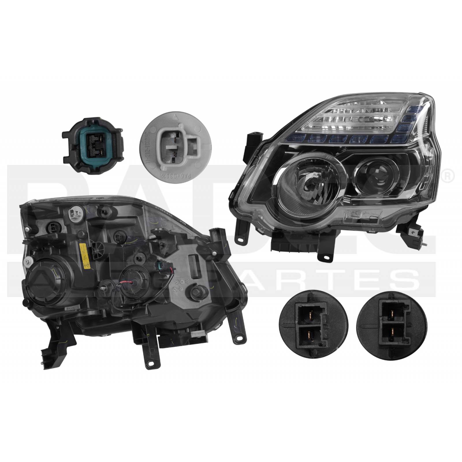 FARO NS X-TRAIL 2011 - 2014 P/FOCO XENON S/FOCO DEPO IZQ