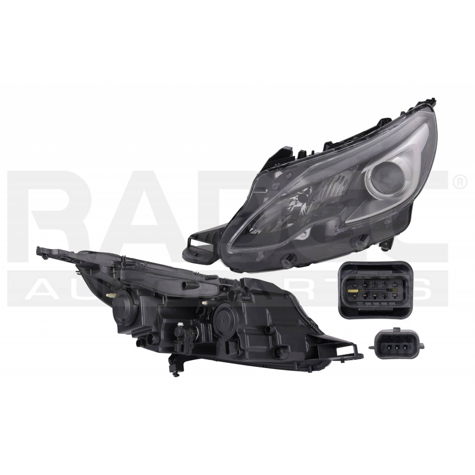FARO PEUGEOT 2008 2019 - 2020 ELECT C/MOTOR C/LED DEPO IZQ