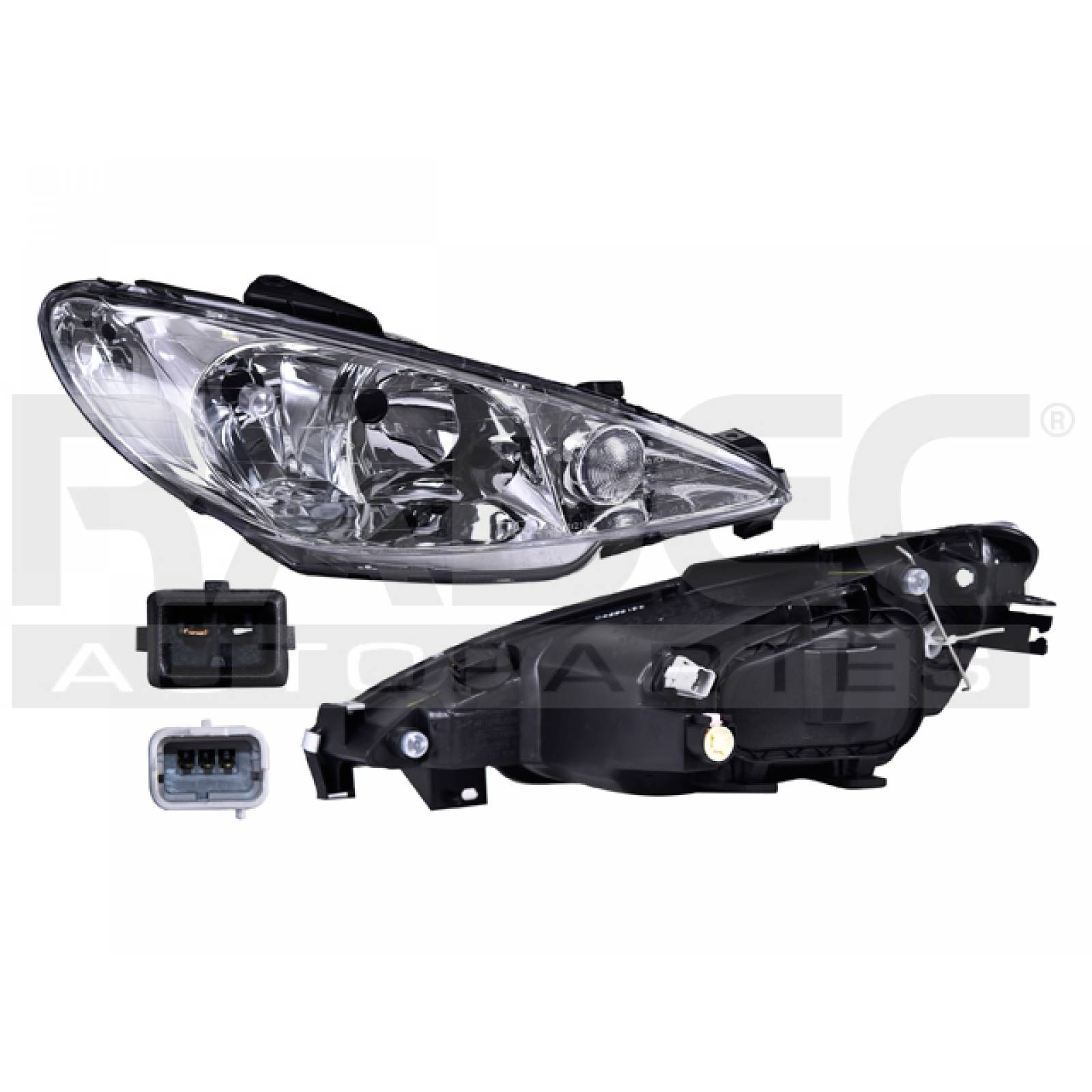 Faro Peugeot 206 2000 2001 2002 Izquierdo Xpo