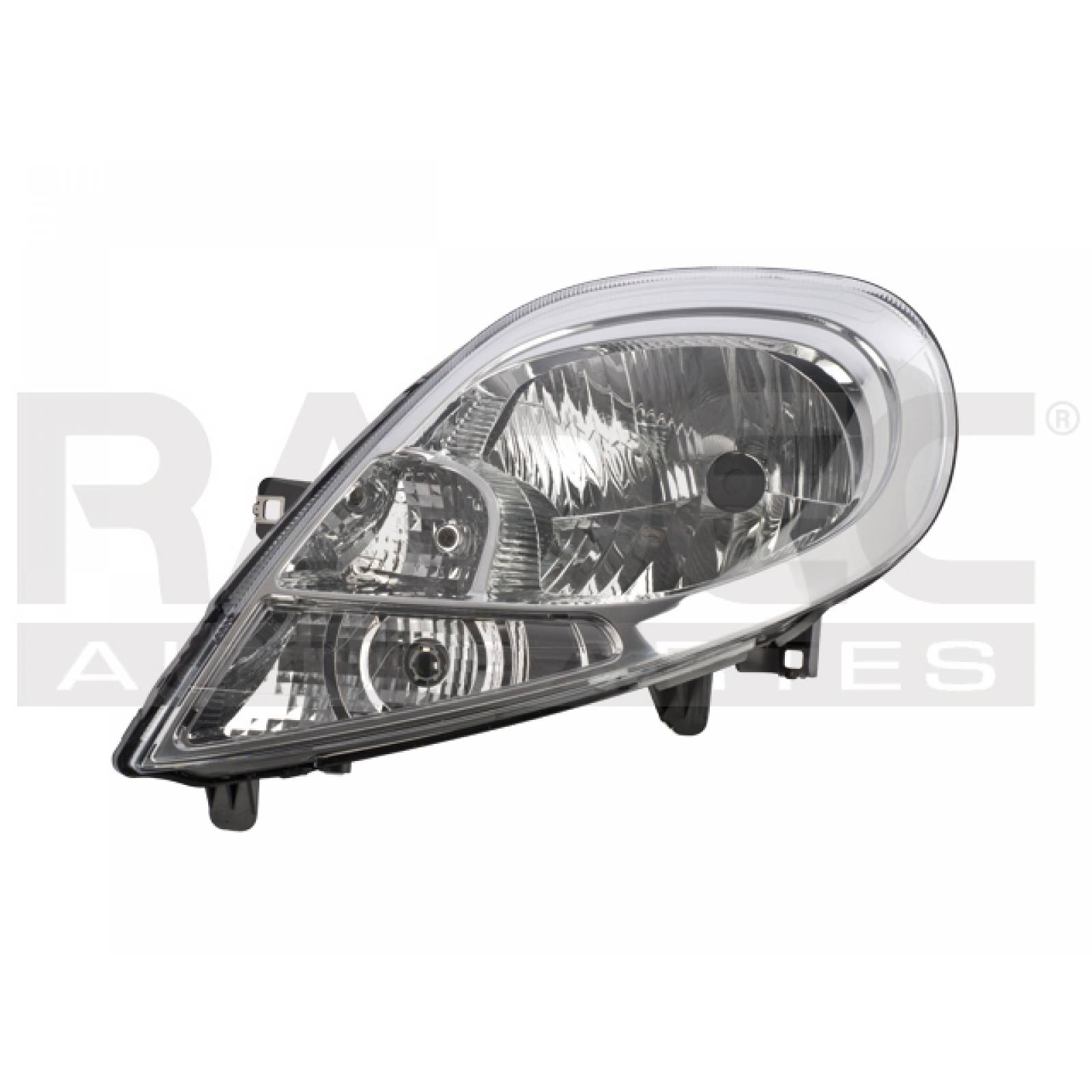 BARRAS LATERALES + Blanco Leds Para Renault Trafic 2002-2014 Swb Acero