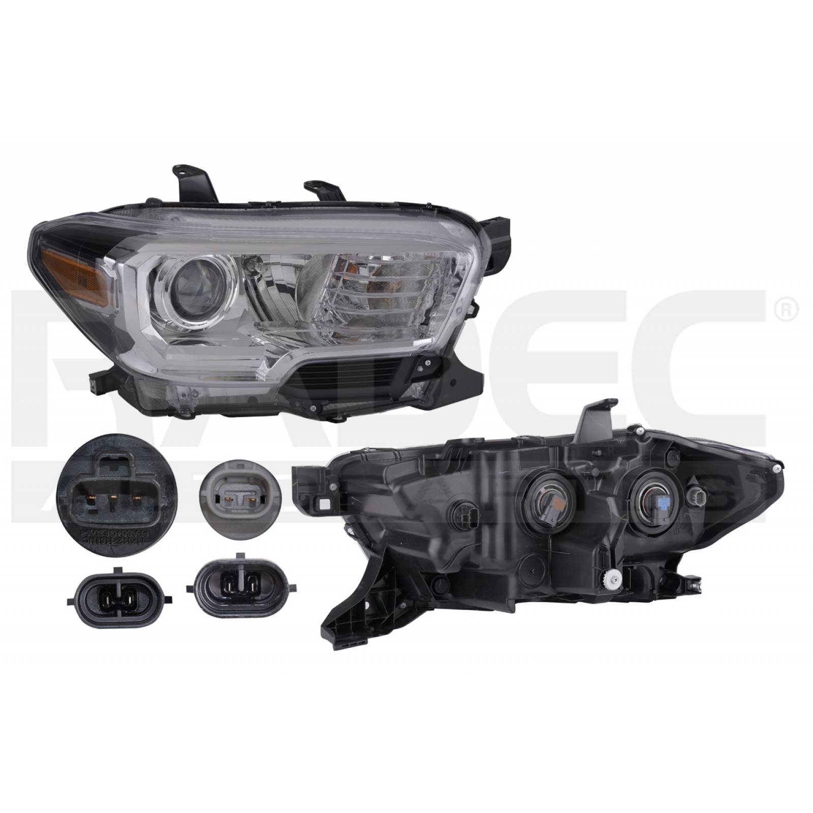 FARO TACOMA 2017 - 2023 ARO DE LUPA S/LUZ DE DIA DEPO DER