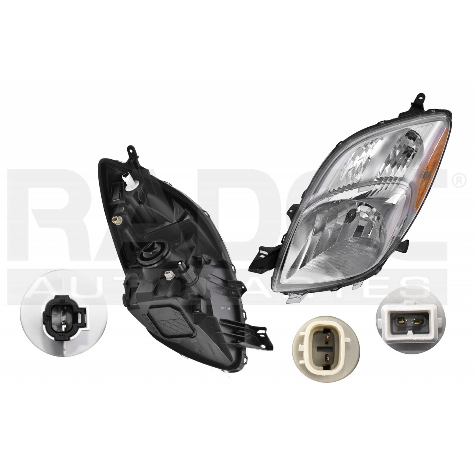 Faro Toyota Yaris 2007 2008 2009 Izq 3 Y 5 Puertas Xpo