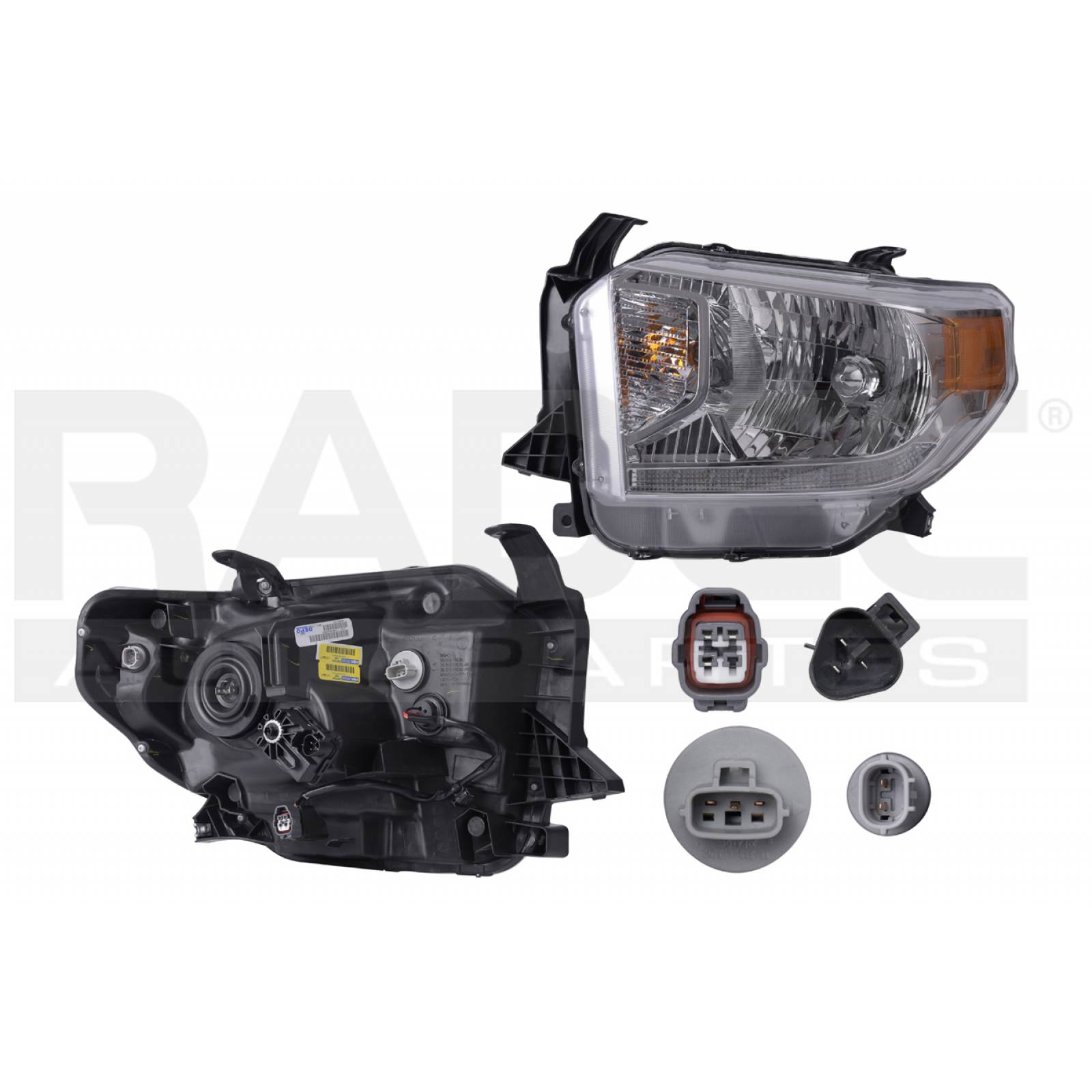 FARO TUNDRA PLATINUM 2014 - 2017 C/MOTOR LED HALOG DEPO IZQ