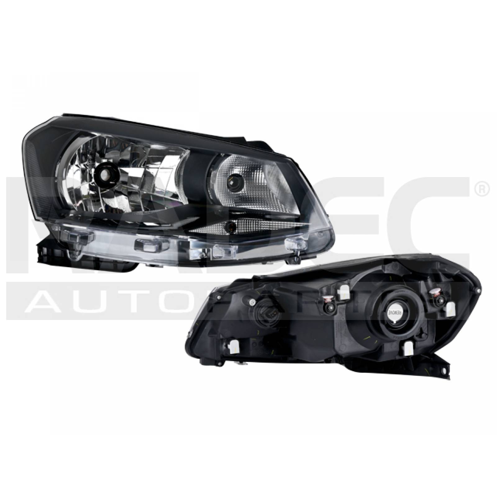 Faro Volkswagen Gol 2013 2014 2015 2016 Un As Depo Der