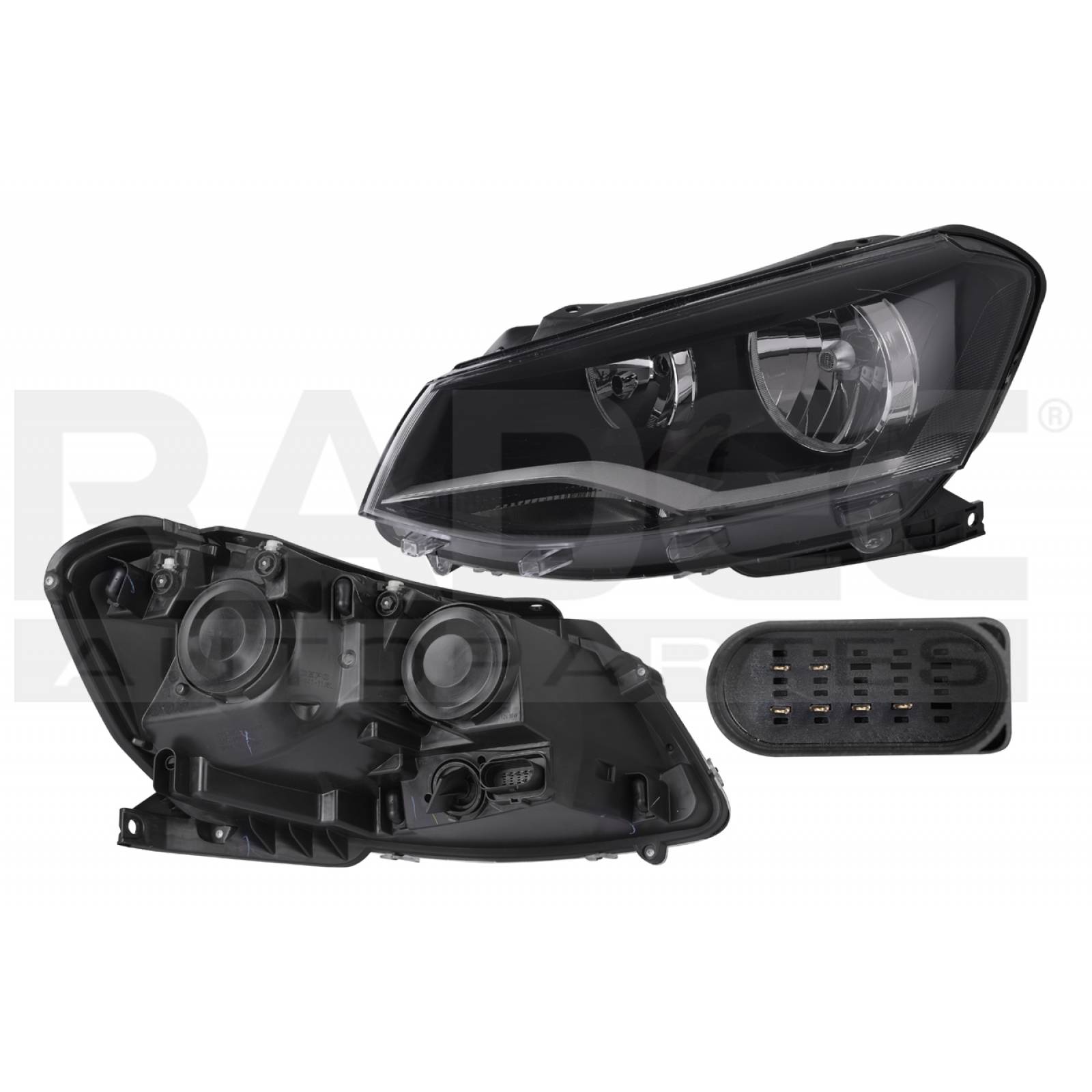 Faro Volkswagen Gol 2013 2014 2015 Izquierdo Doble Foco Xpo