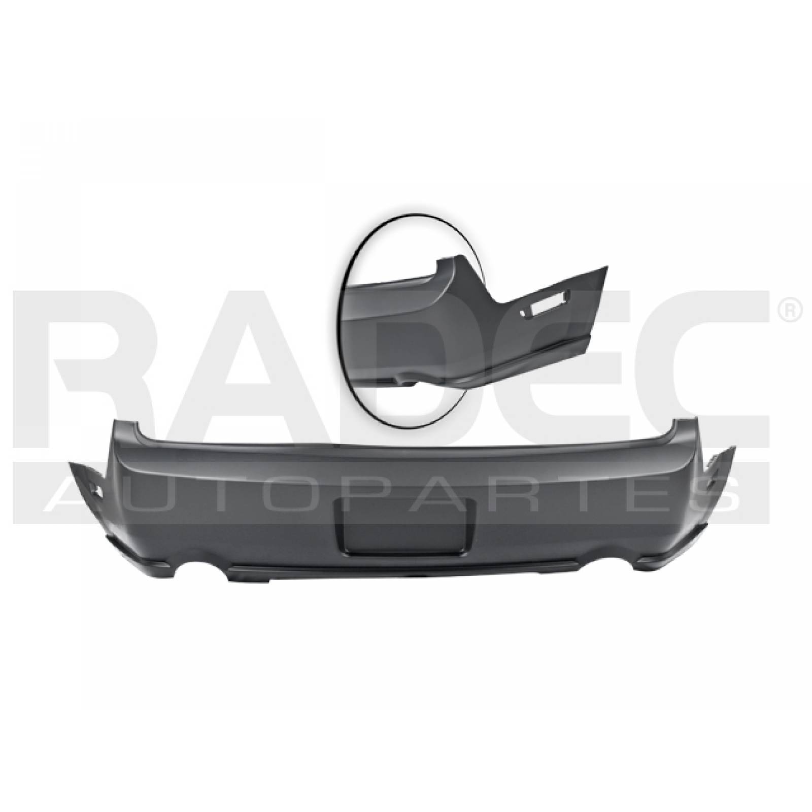 Fascia Trasera Ford Mustang Gt 2005 06 07 08 2009 P/pint