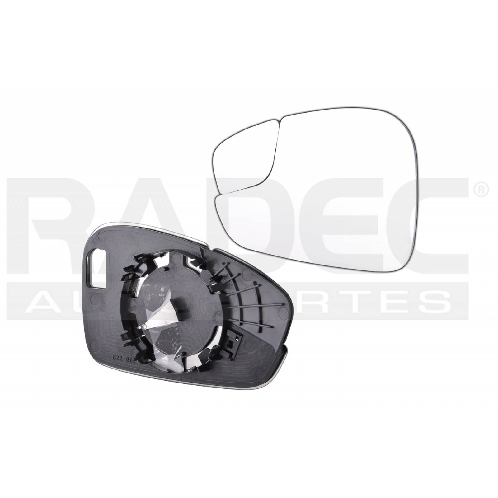 Luna Espejo Ford Fiesta 2011 - 2019 C/punto Ciego Se Izq