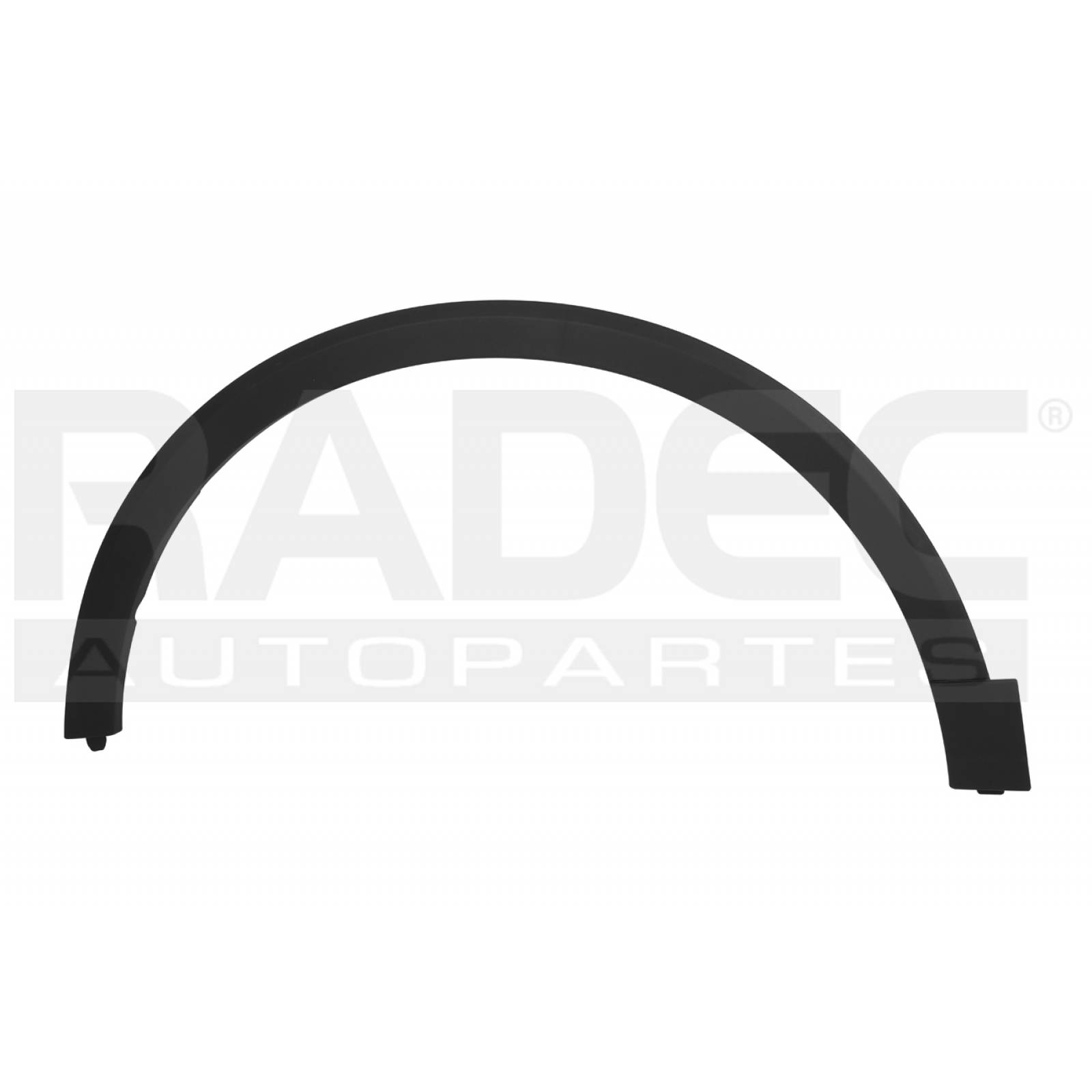 MOLDURA ARCO DELANTERA MG ZS 2021 - 2023 CORRUGADA 1.5 IZQ