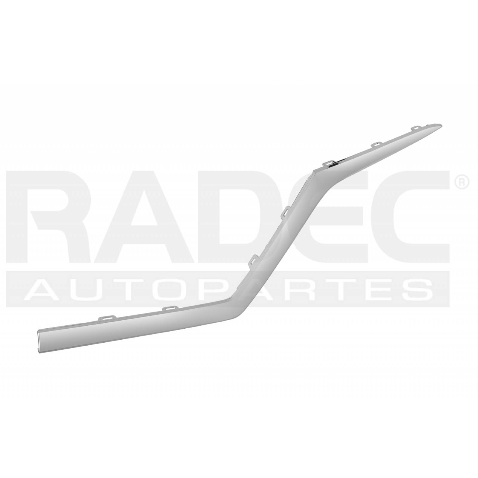 MOLDURA FASCIA DELANTERA MG MG5 2021 - 2022 CROM SEDAN IZQ