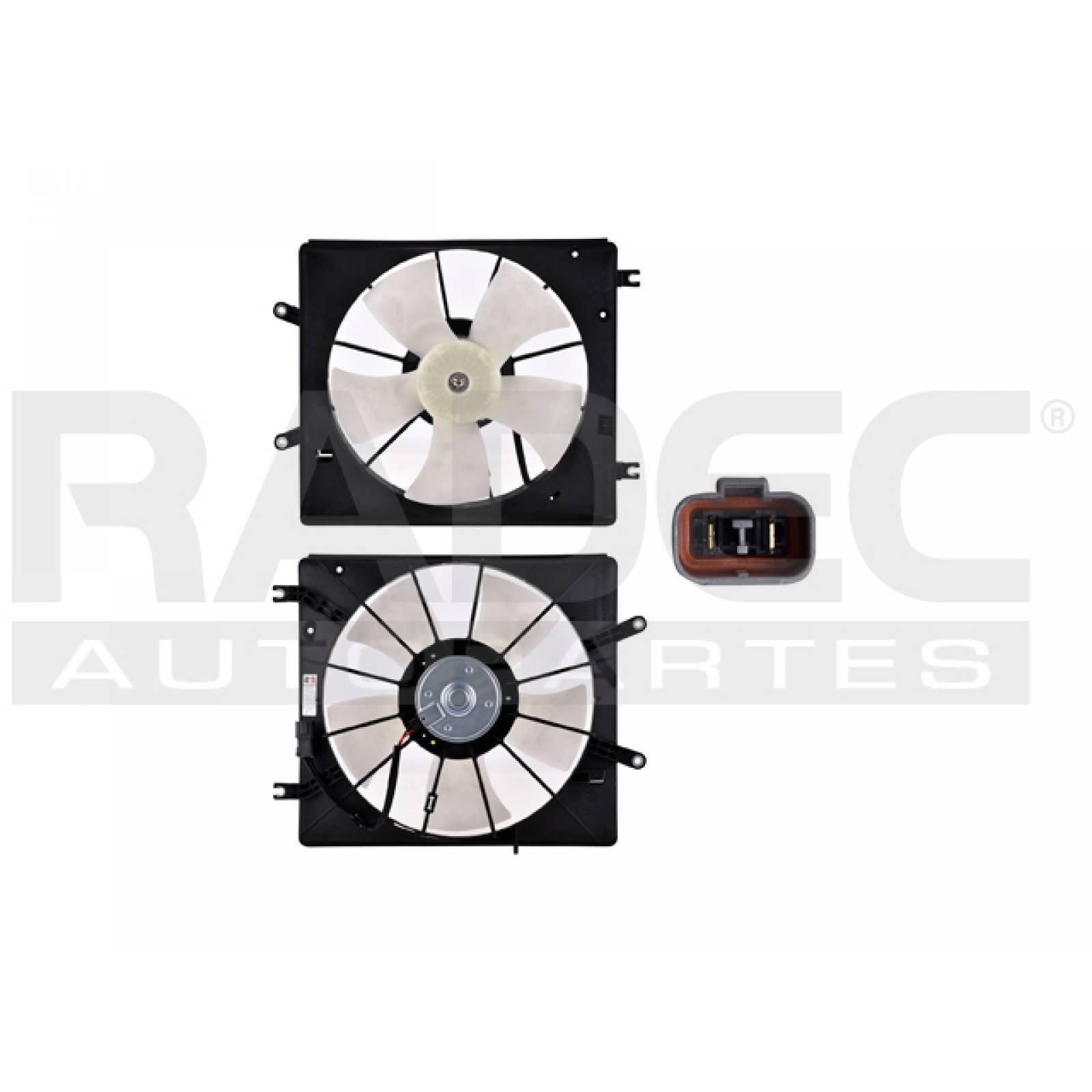 Motoventilador Acura Tl 2004-2008 Para Radiador 2 Pines