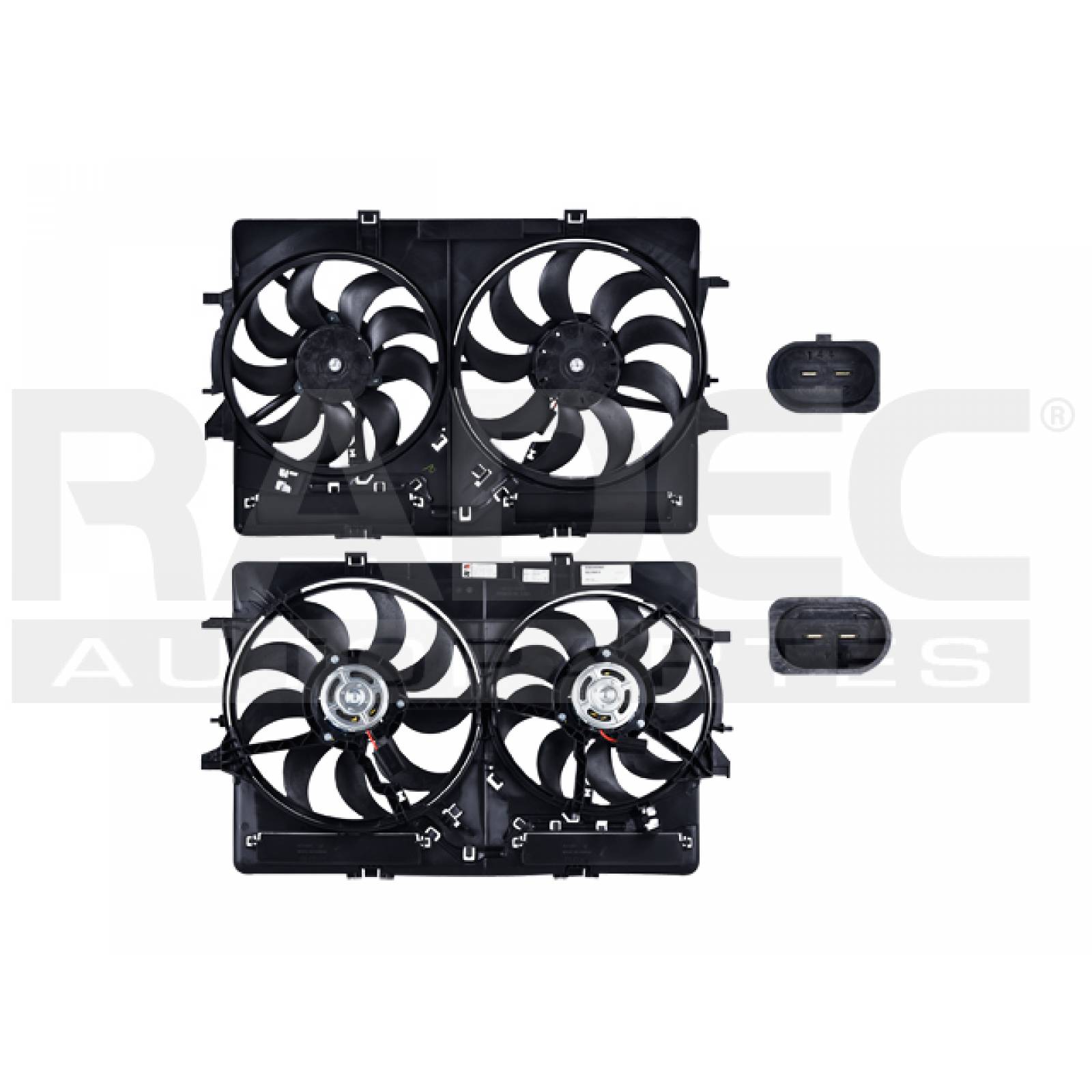 MOTOVENTILADOR AUDI A4 2009 - 2016 DOBLE COMPLETO CALIDAD