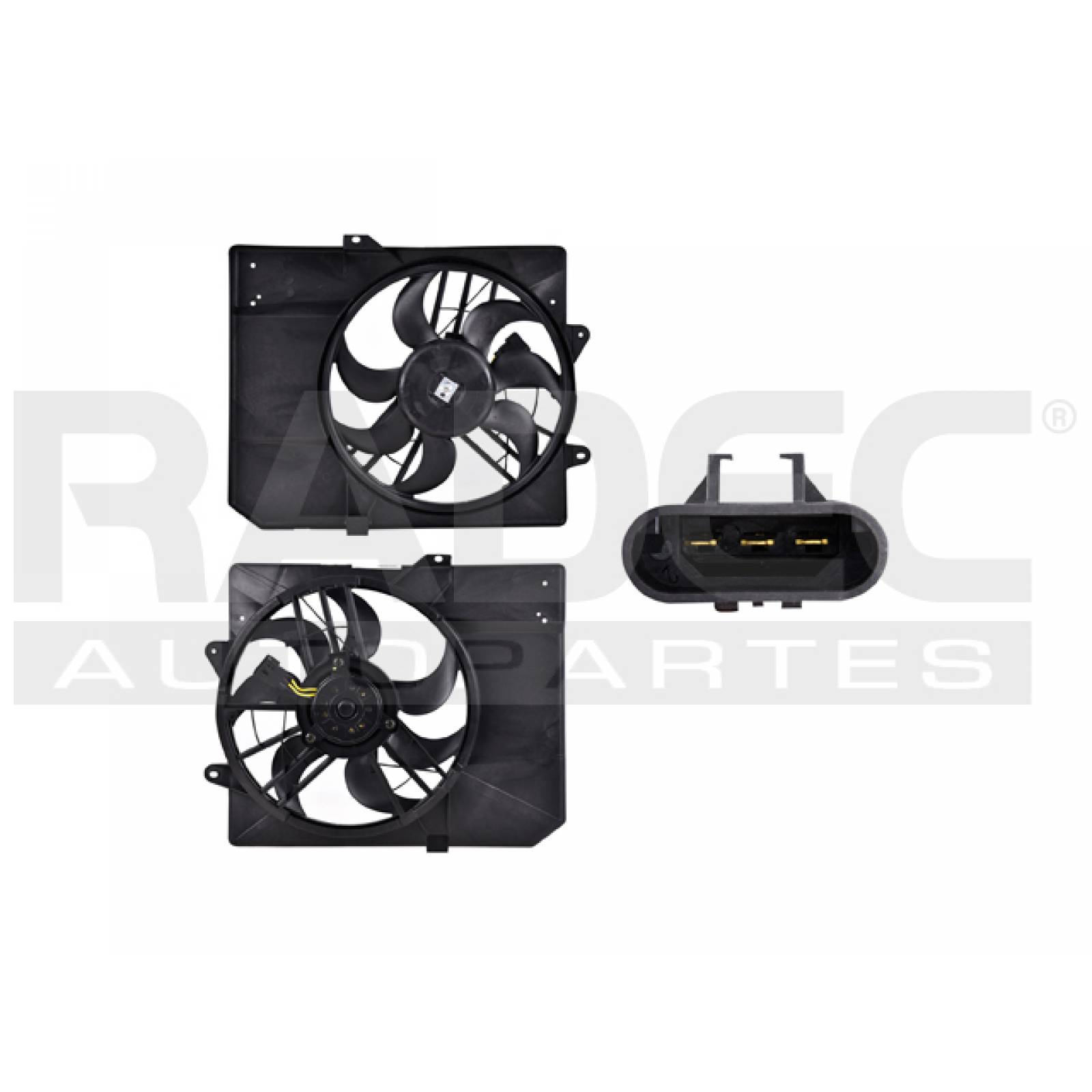Motoventilador Ford Escort 1997-2002 4ptas Para Radiador