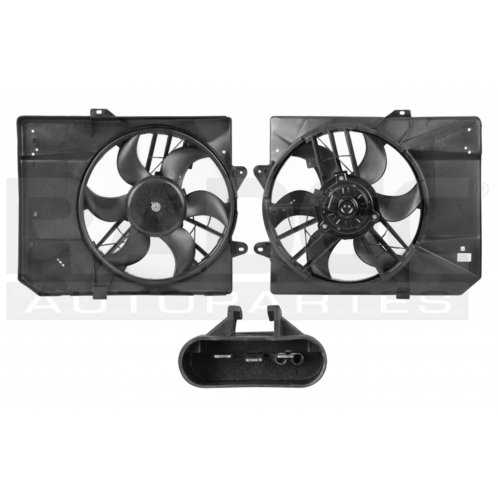 Motoventilador Ford Escort 1997-2002 Sencillo P/radiador