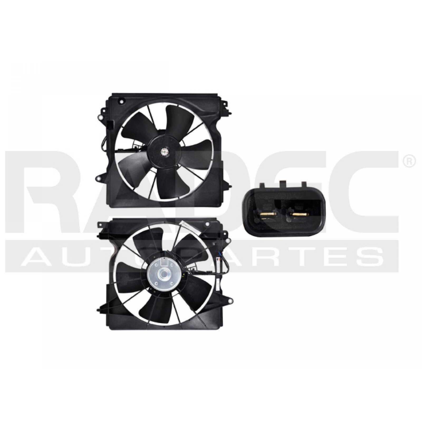 Motoventilador Honda Civic 2012 - 2014 Para Radiador 2pi