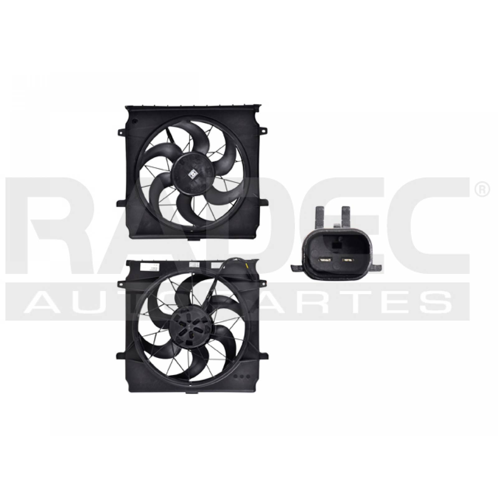 Motoventilador Jeep Liberty 2002 - 2005 P/radiador 2 Pin