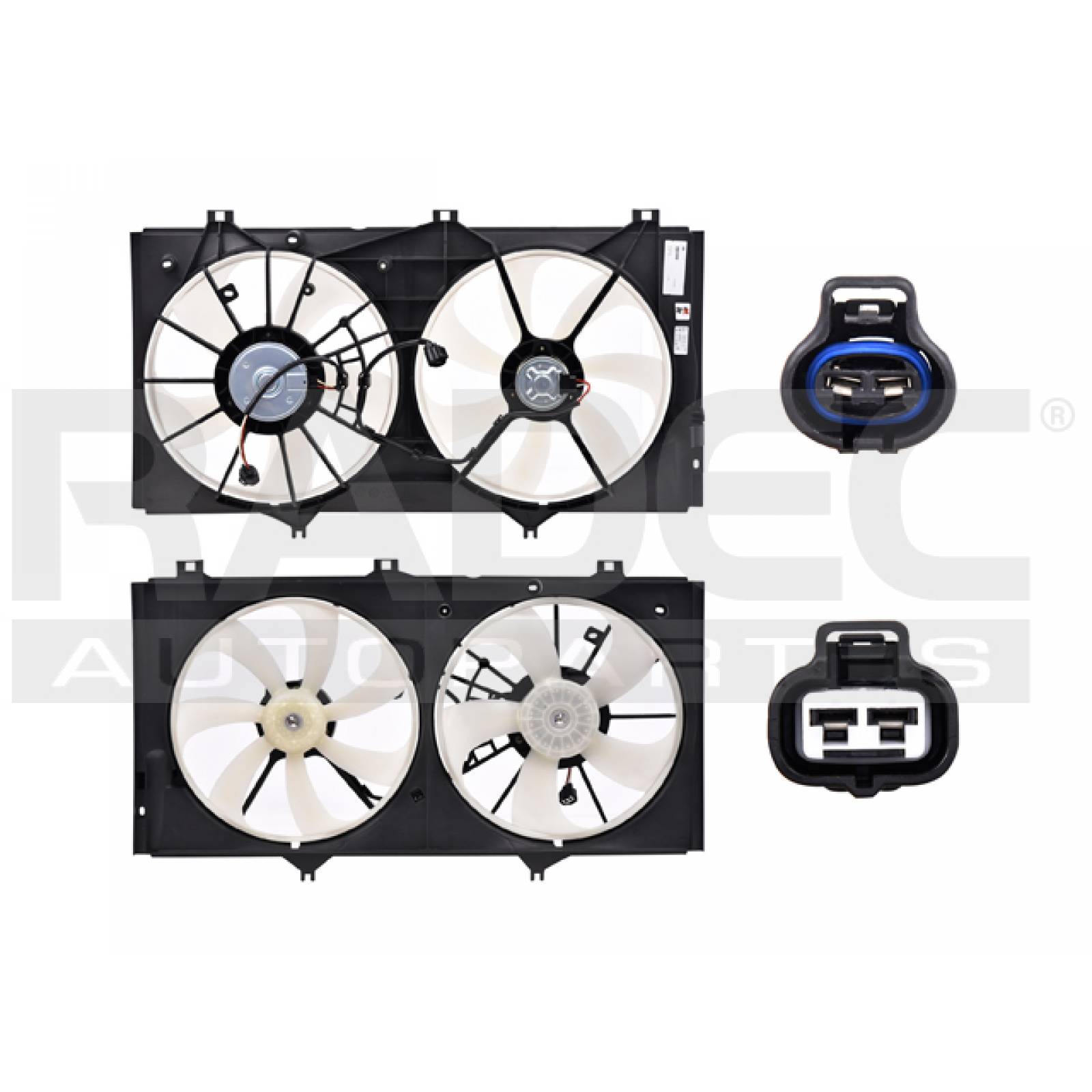 Motoventilador Toyota Avanza 2009 Con Aire P/radad Doble