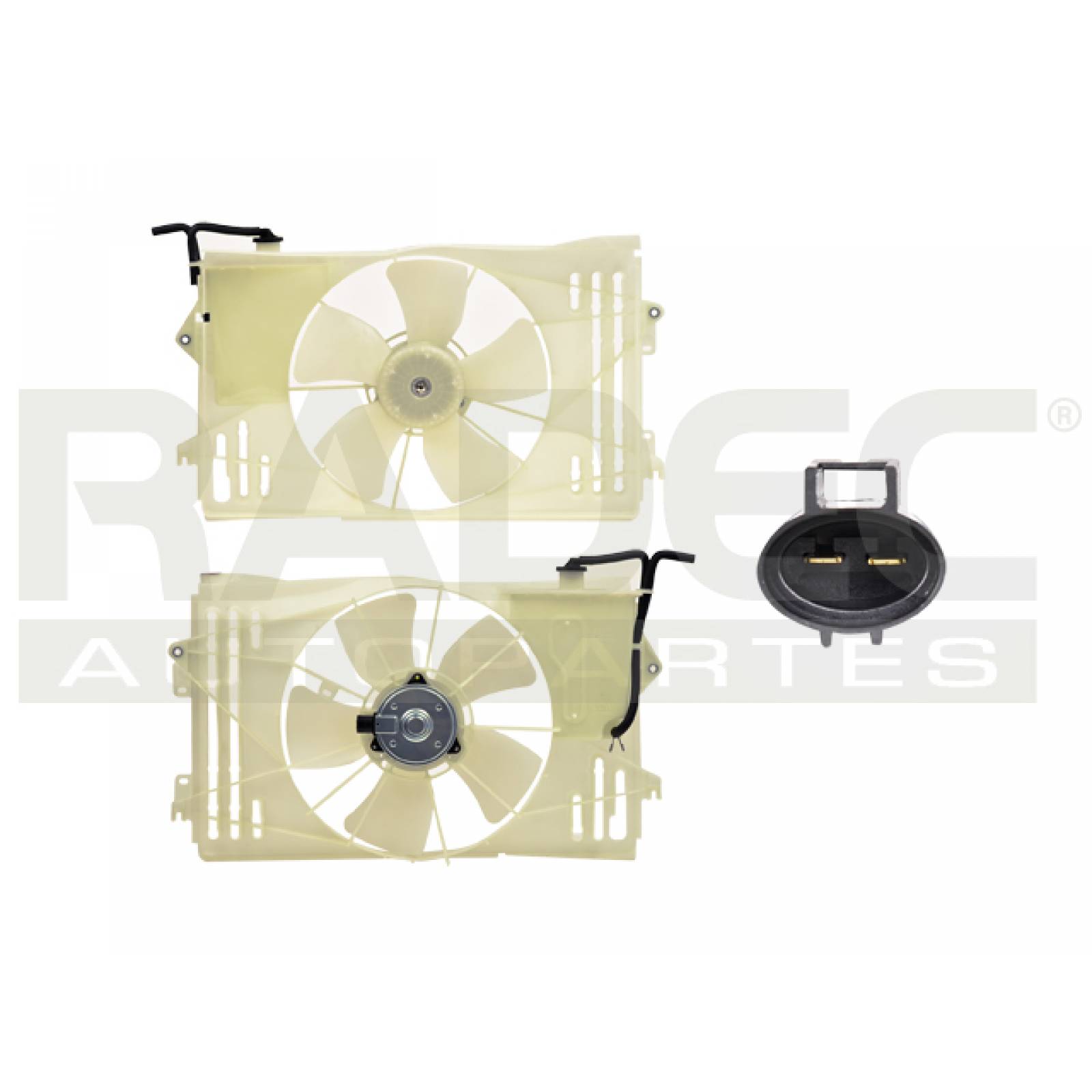 Motoventilador Toyota Corolla / Matrix 2003 - 2008 Compl