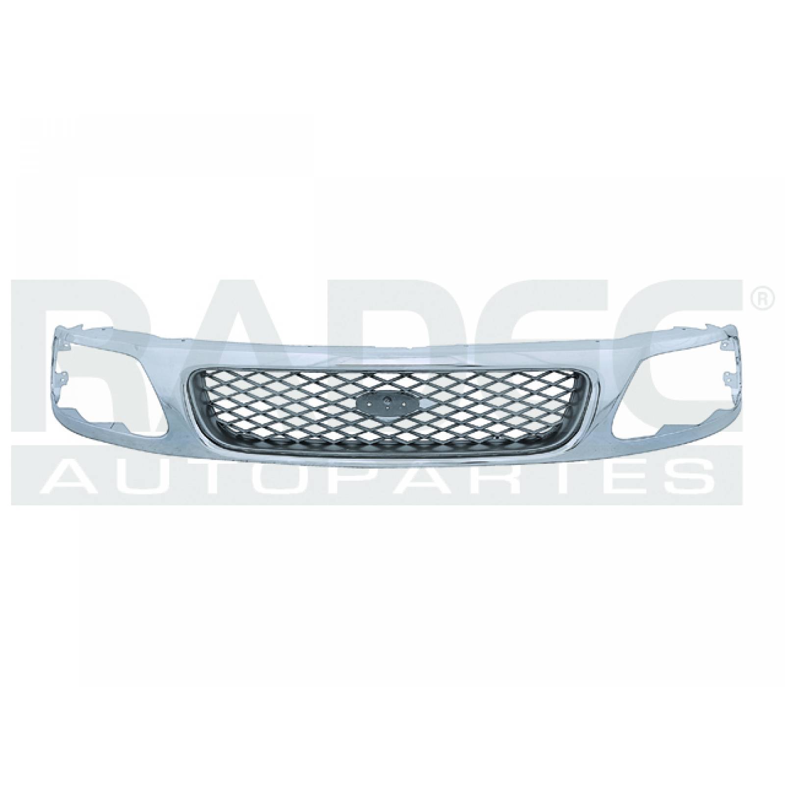Parrilla Ford Lobo 1997 - 1998 Cromada D/rombos