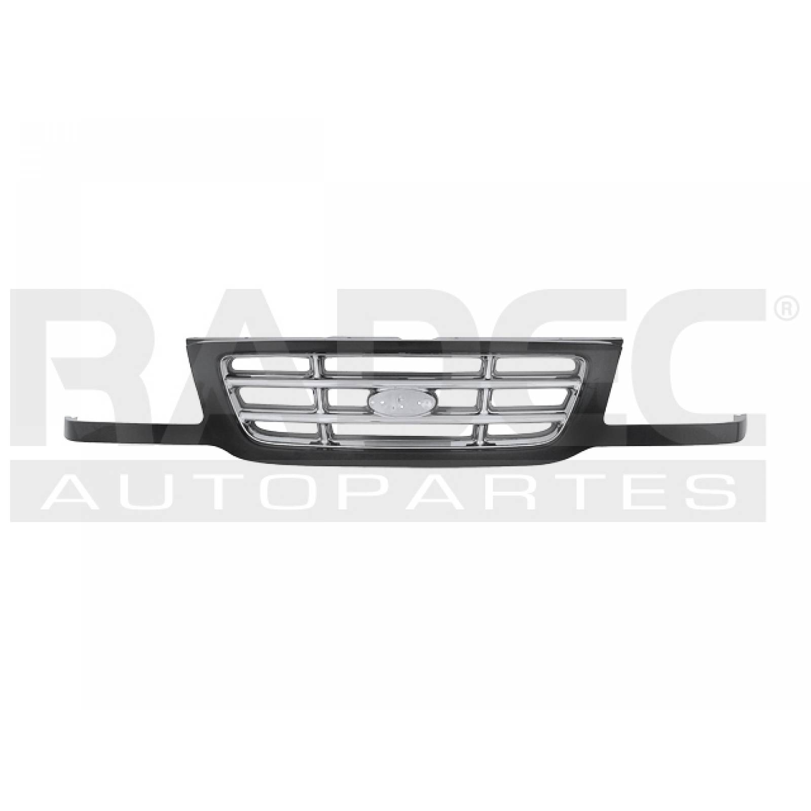 Parrilla Ford Ranger 2001 Centro Cromada D/cuadro