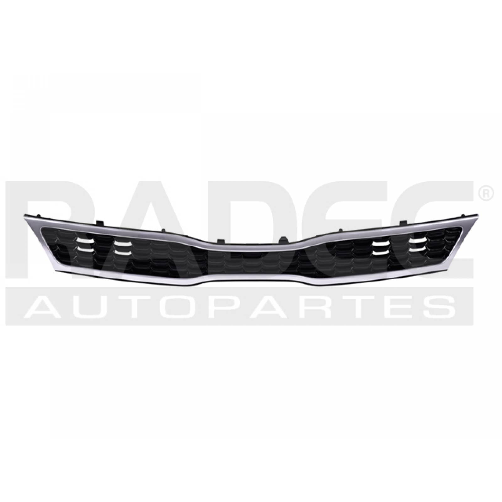 Parrilla Kia Rio 2016 - 2018 5 Puertas Negra F/cromado