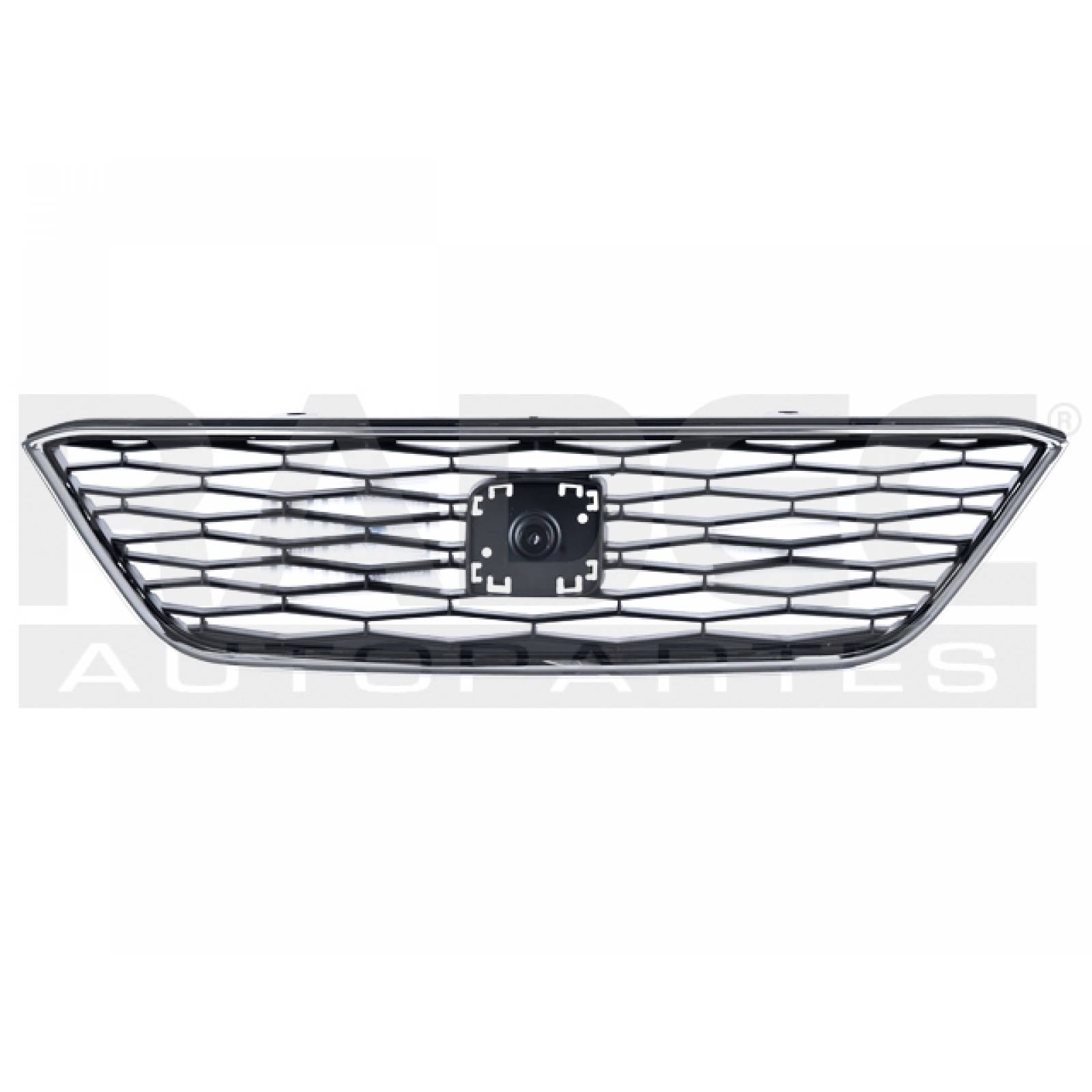 Parrilla Delantera Cromada Con Negro Para SEAT Ibiza (2012-2015) - Reemplazo Directo OE 6J0853651D9B9