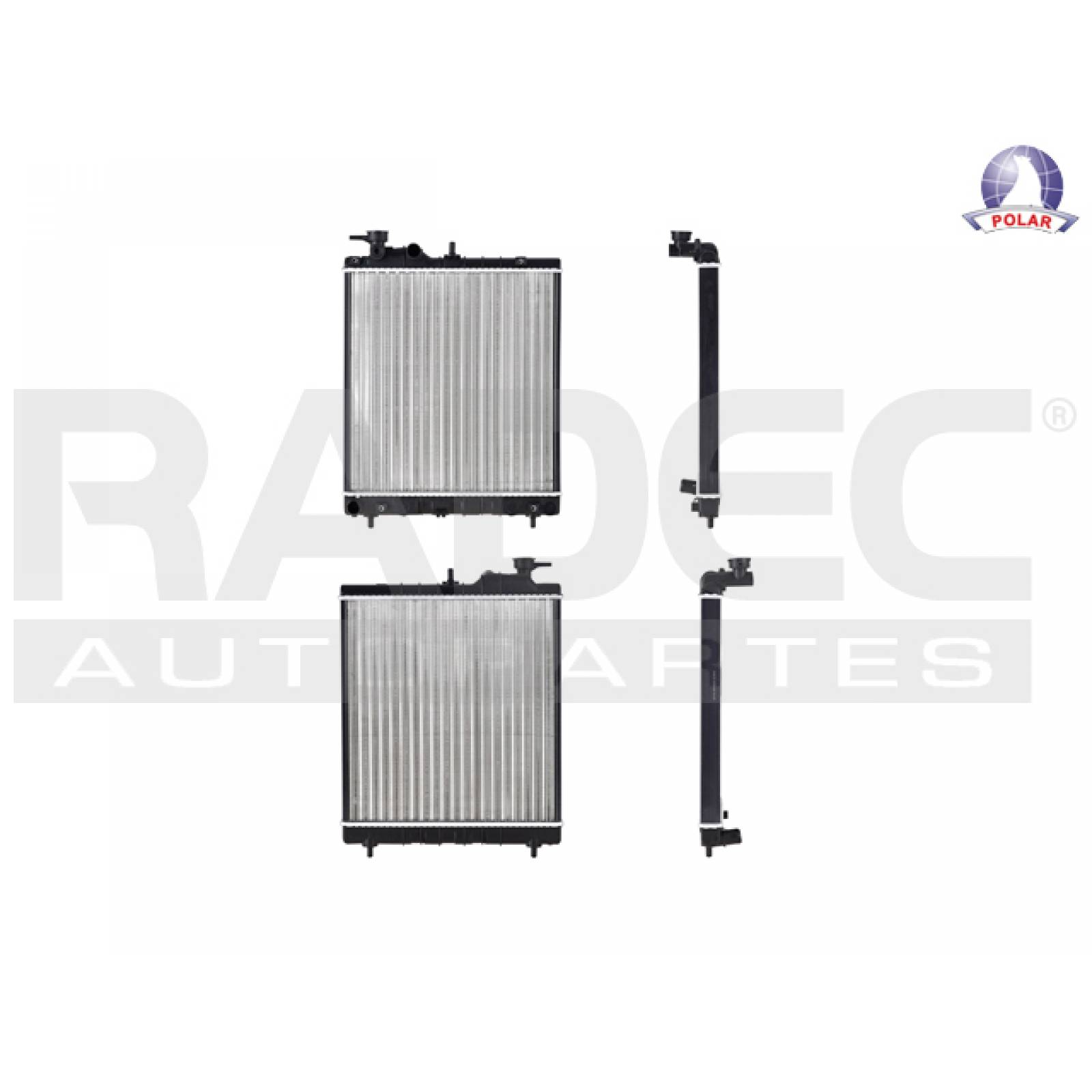 Radiador Dodge Atos 2005 -2012 L4 1.0l Estandar Mecanico