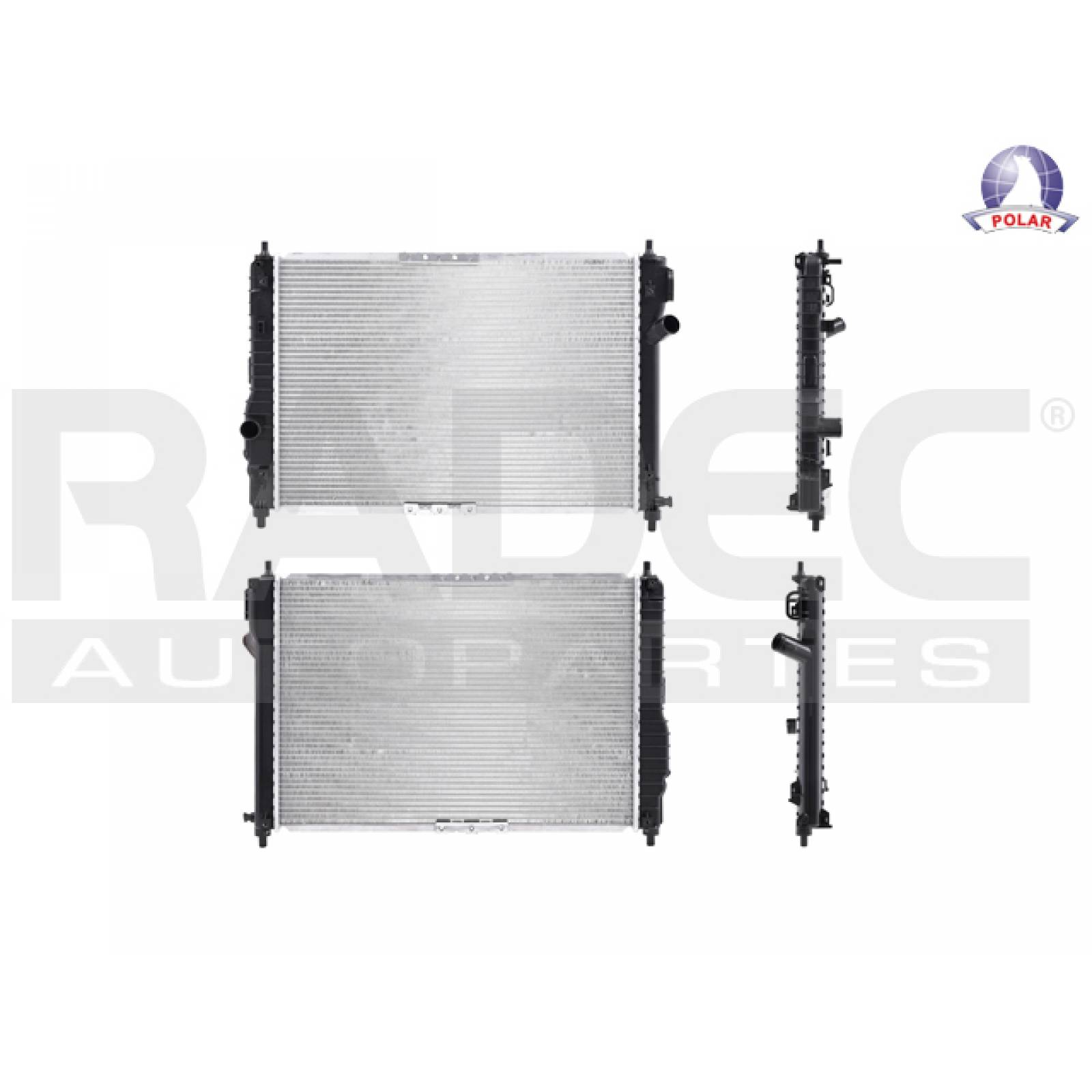 Radiador Aveo 2012-2013-2014-2015 Aluminio Std 1.6