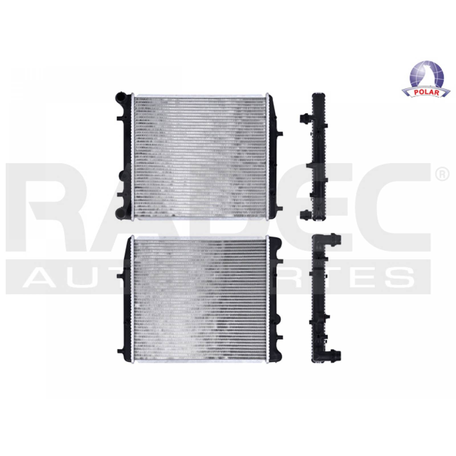 Radiador Polo 2009 Polar Volkswagen