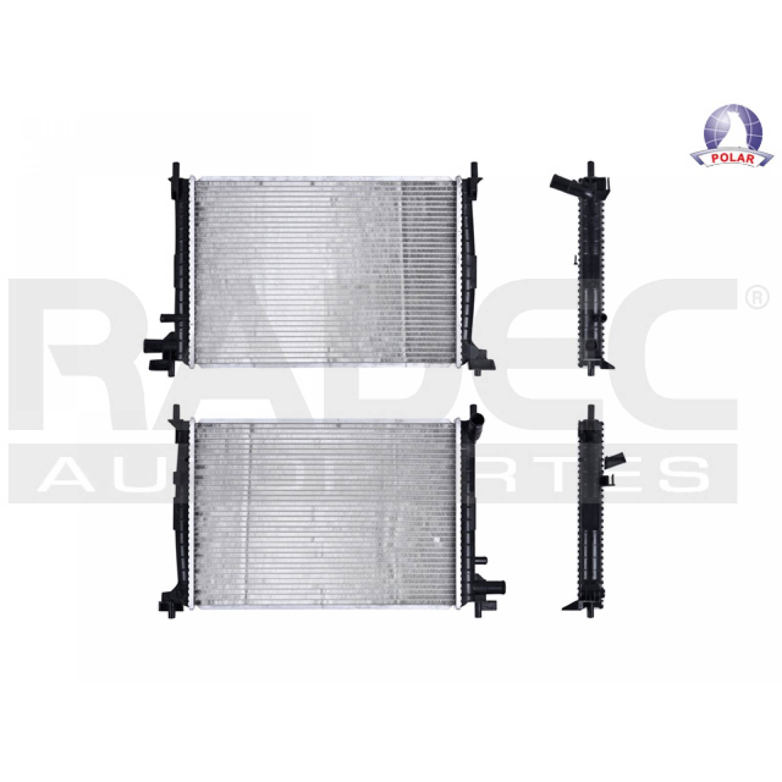 Radiador Ford Fiesta 2003 - 2004 - 2005 - 2006 C/aa Polar