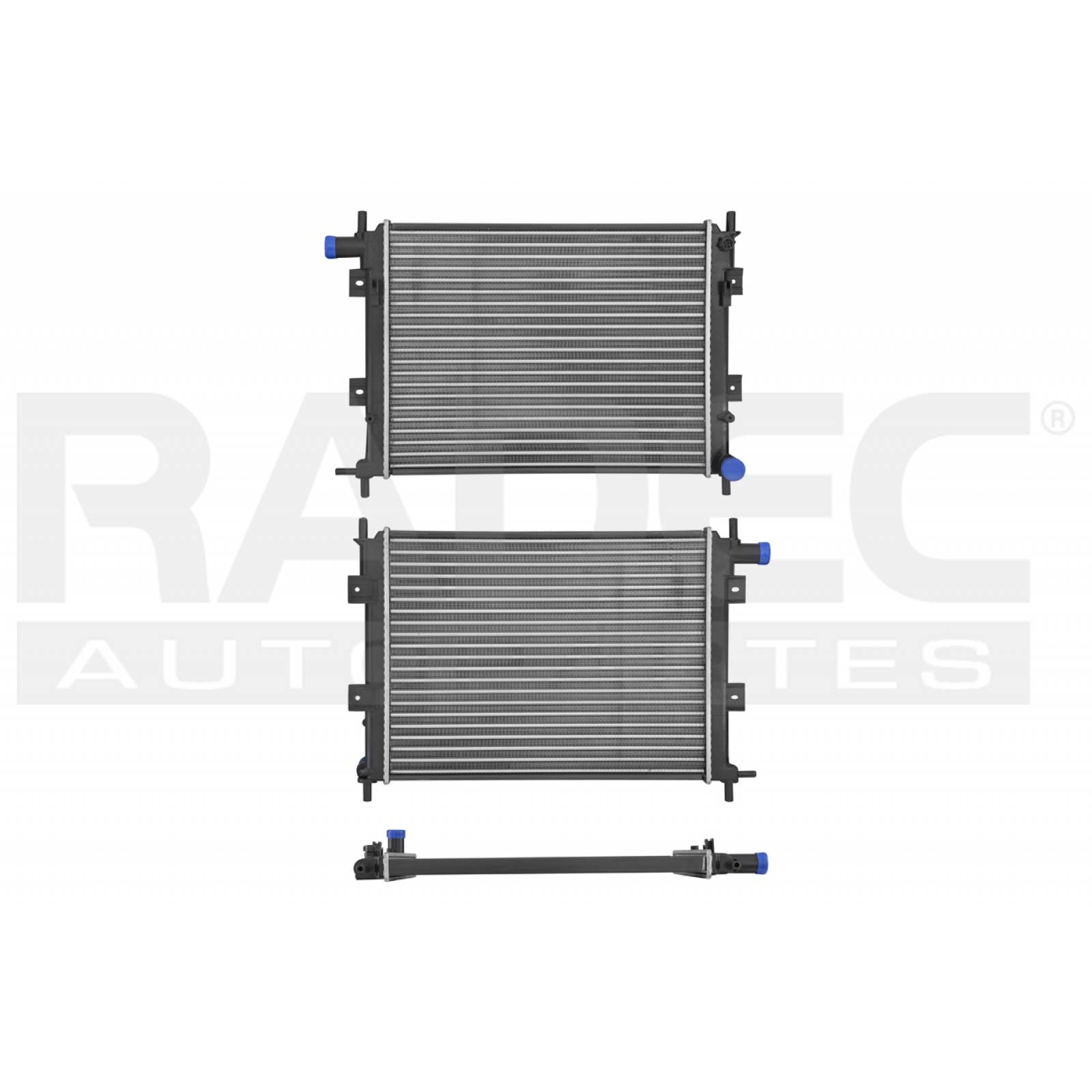 Radiador Ford Fiesta 2000 - 2007 L4 1.3 / 1.4 L Estandar