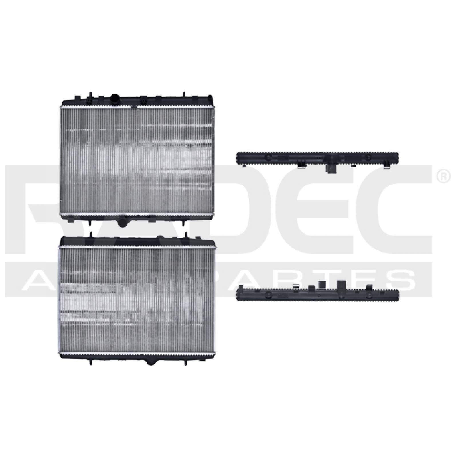 Radiador Peugeot 207 2008 - 2011 L4/16v 1.6 Turbo C/aire