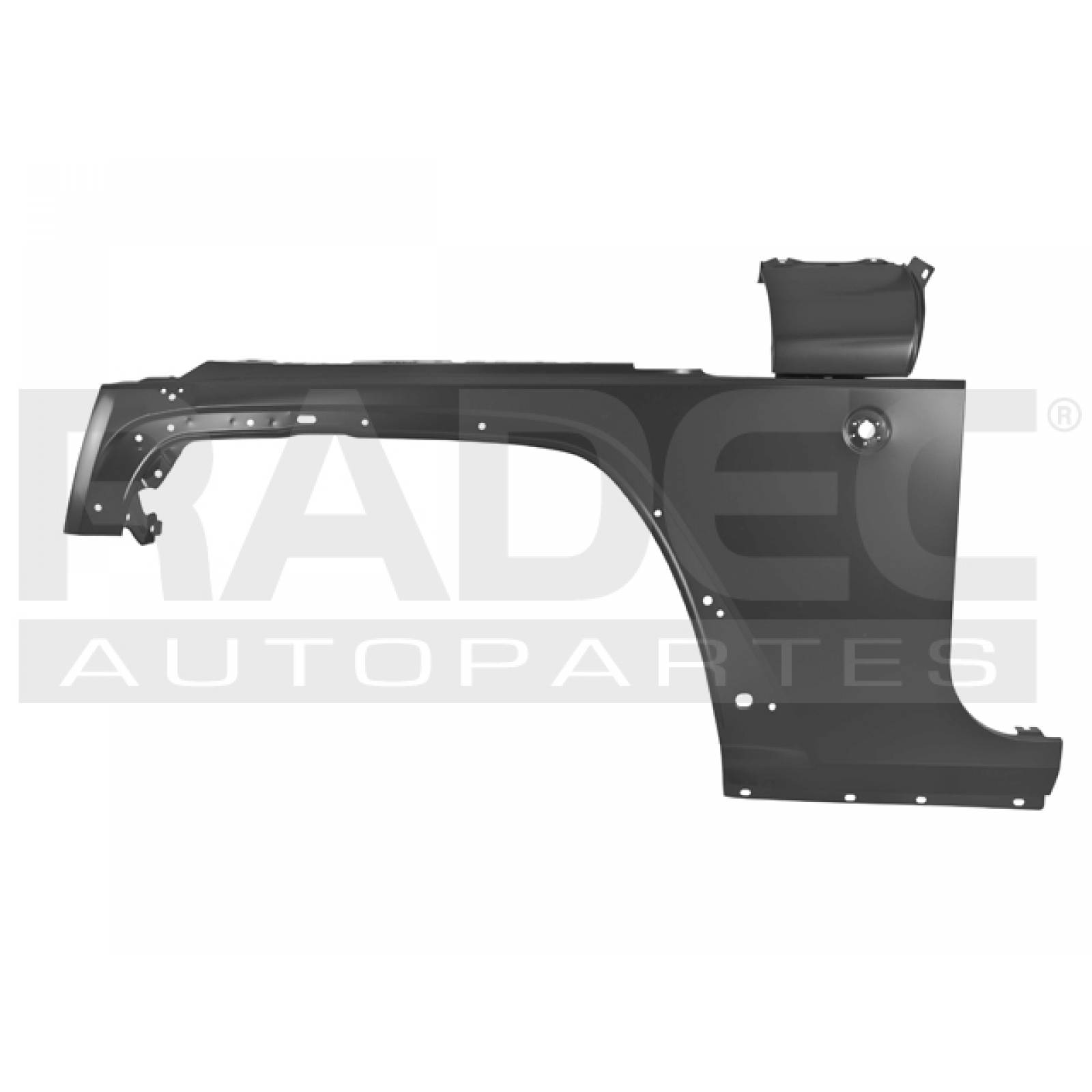 Salpicadera Jeep Wrangler 2007 08 09 10 11 12 2013 Izq