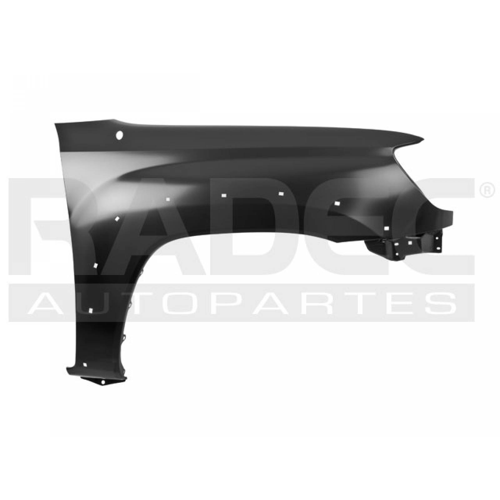Salpicadera Toyota Tacoma 2005-2015 C/hoyo P/moldura Der