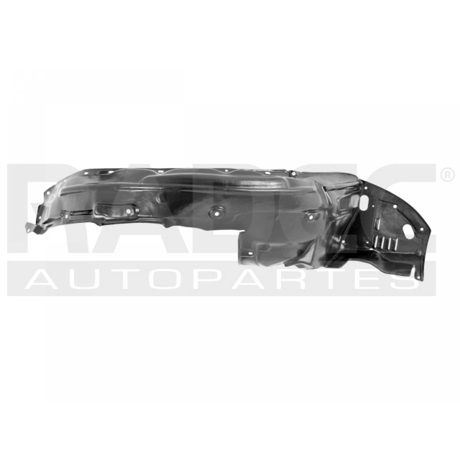 Tolva Salpicadera Honda Accord 2008 - 2012 4 Puertas Izq