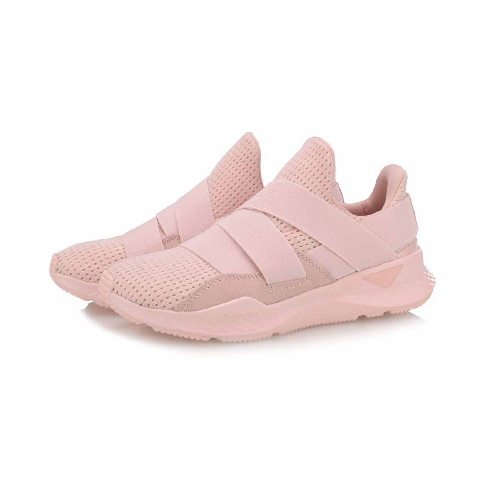 Tenis Sport Casuales Fashion Rosa Li-Ning Dama