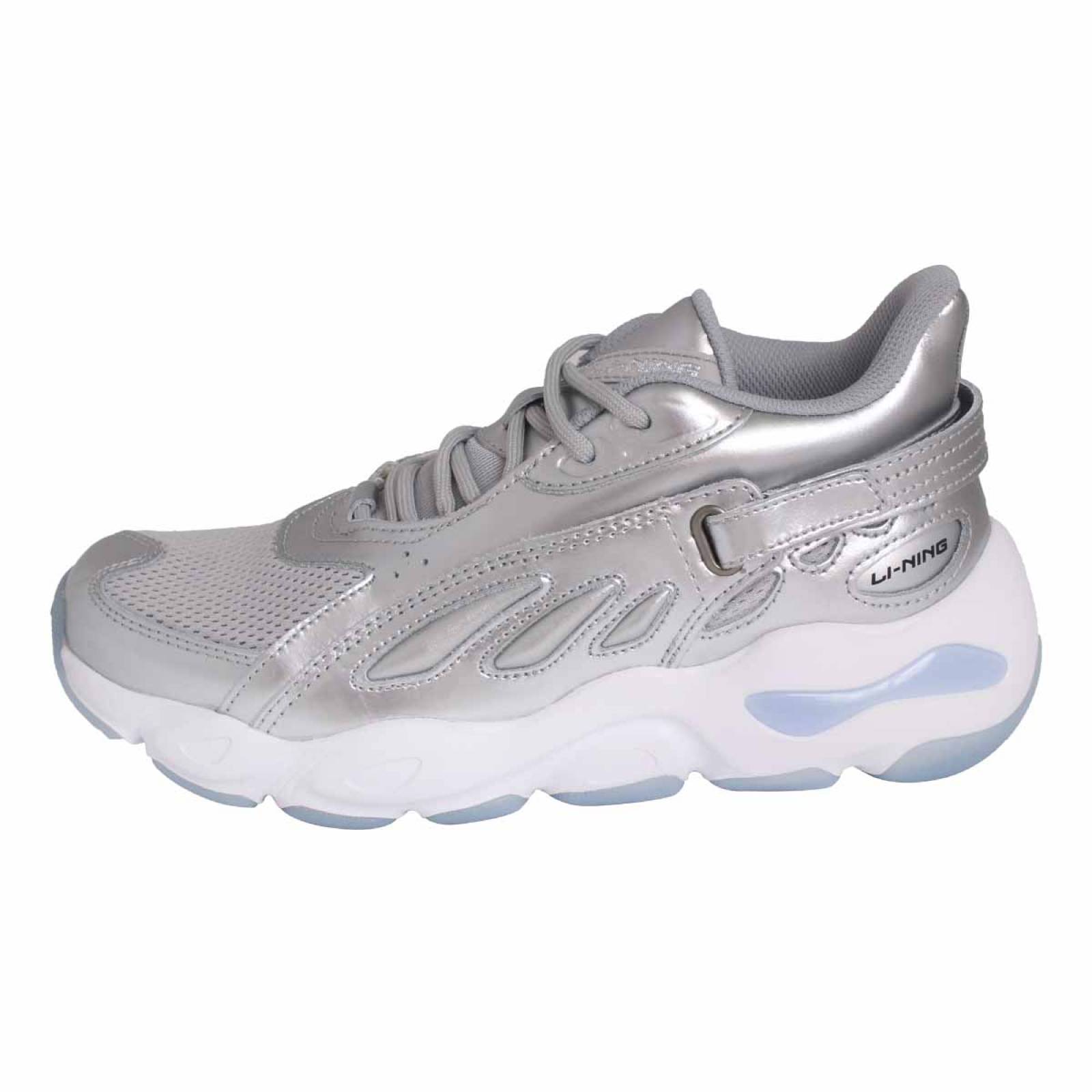 Tenis Sport Casuales Fashion Plata Li-Ning Dama