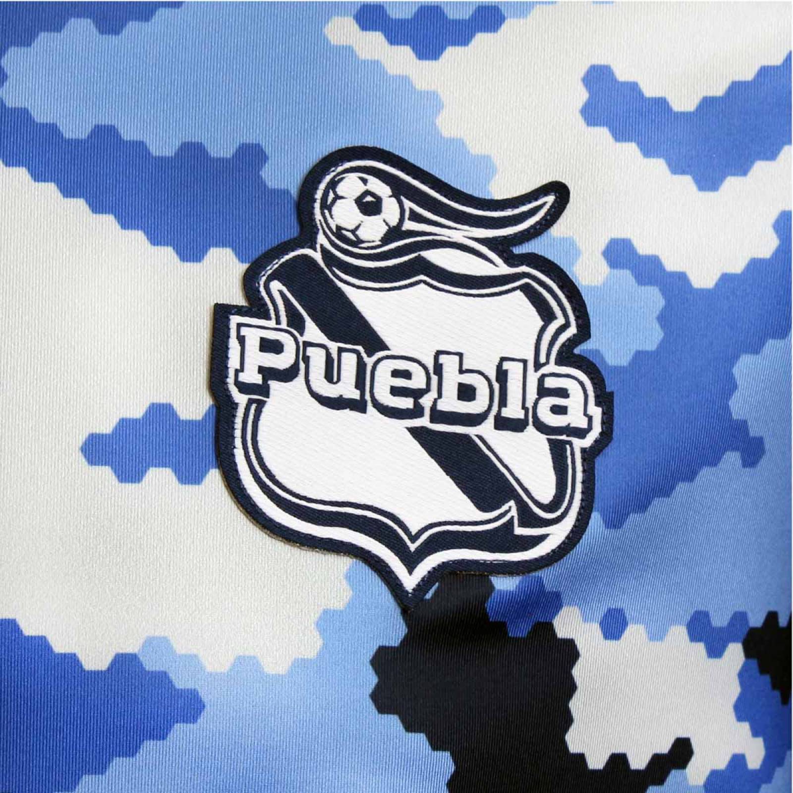 Playera de Entrenamiento Futbol Club Puebla ATSM409-3 Azul Li-Ning Caballero