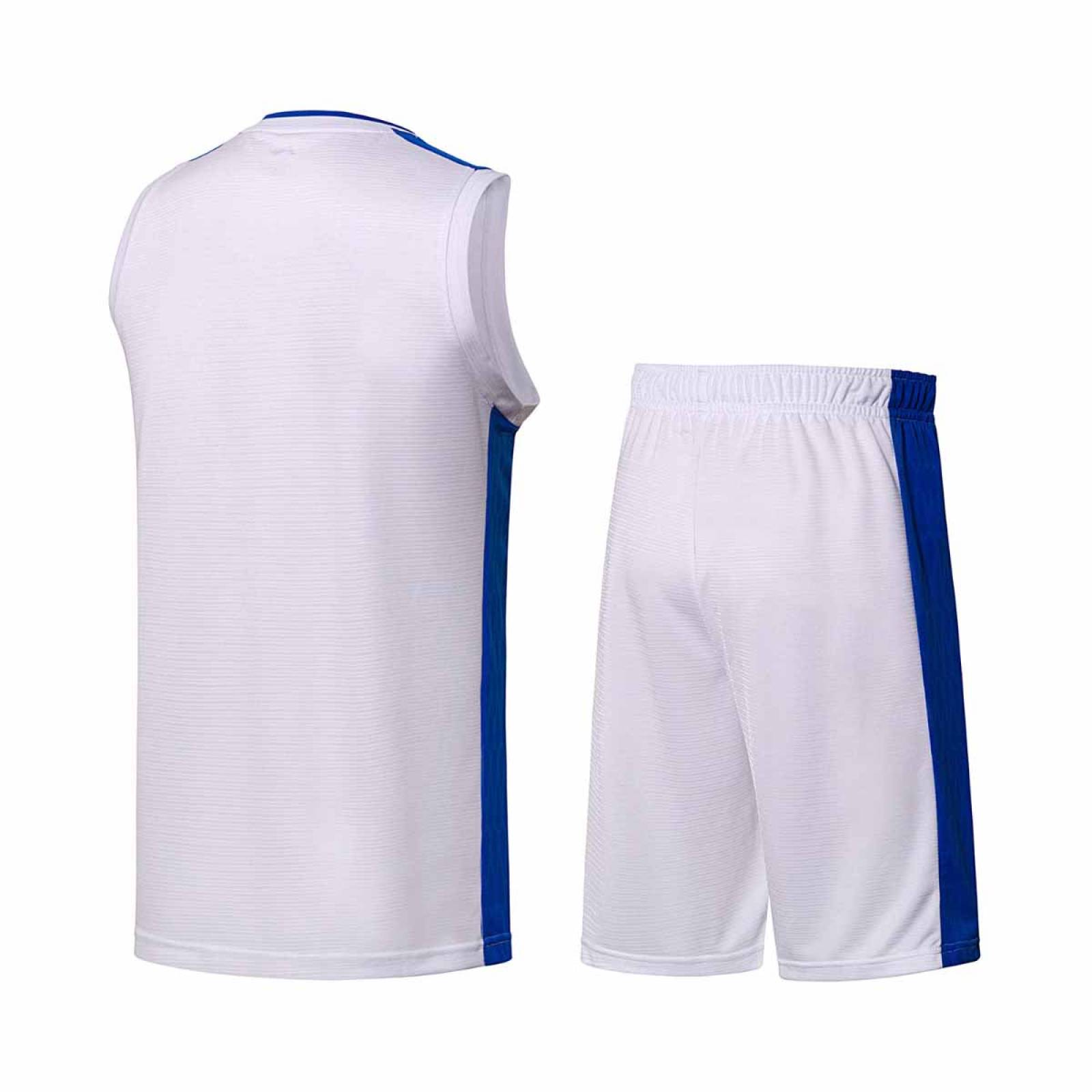 Conjunto de Playera y Shorts para Basketball AATN005-1 Blanco Li-Ning Caballero