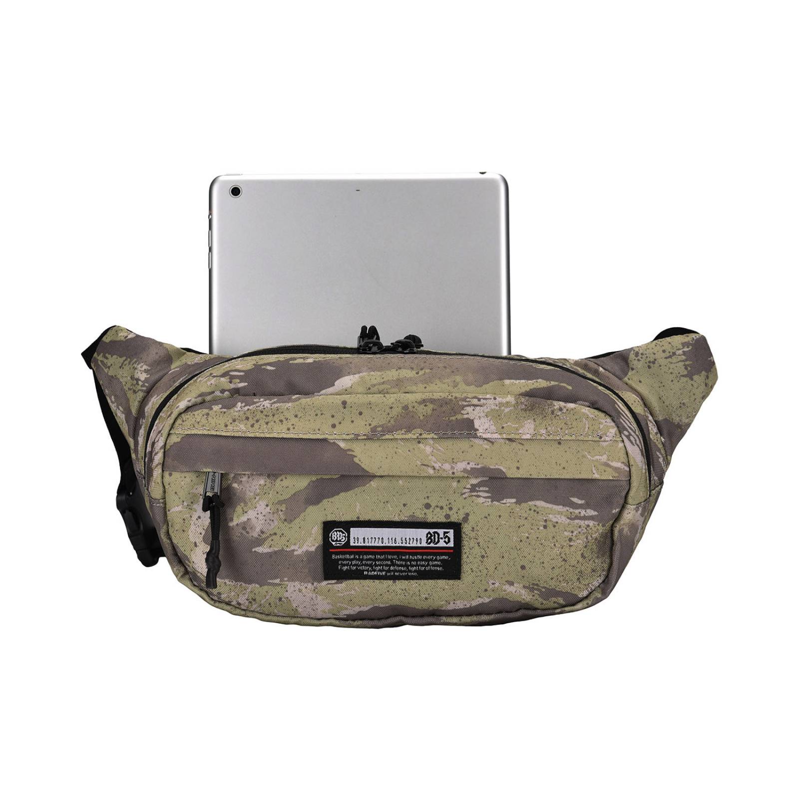 Cangurera Sport LiNing ABLN0071 color Negro Hombre