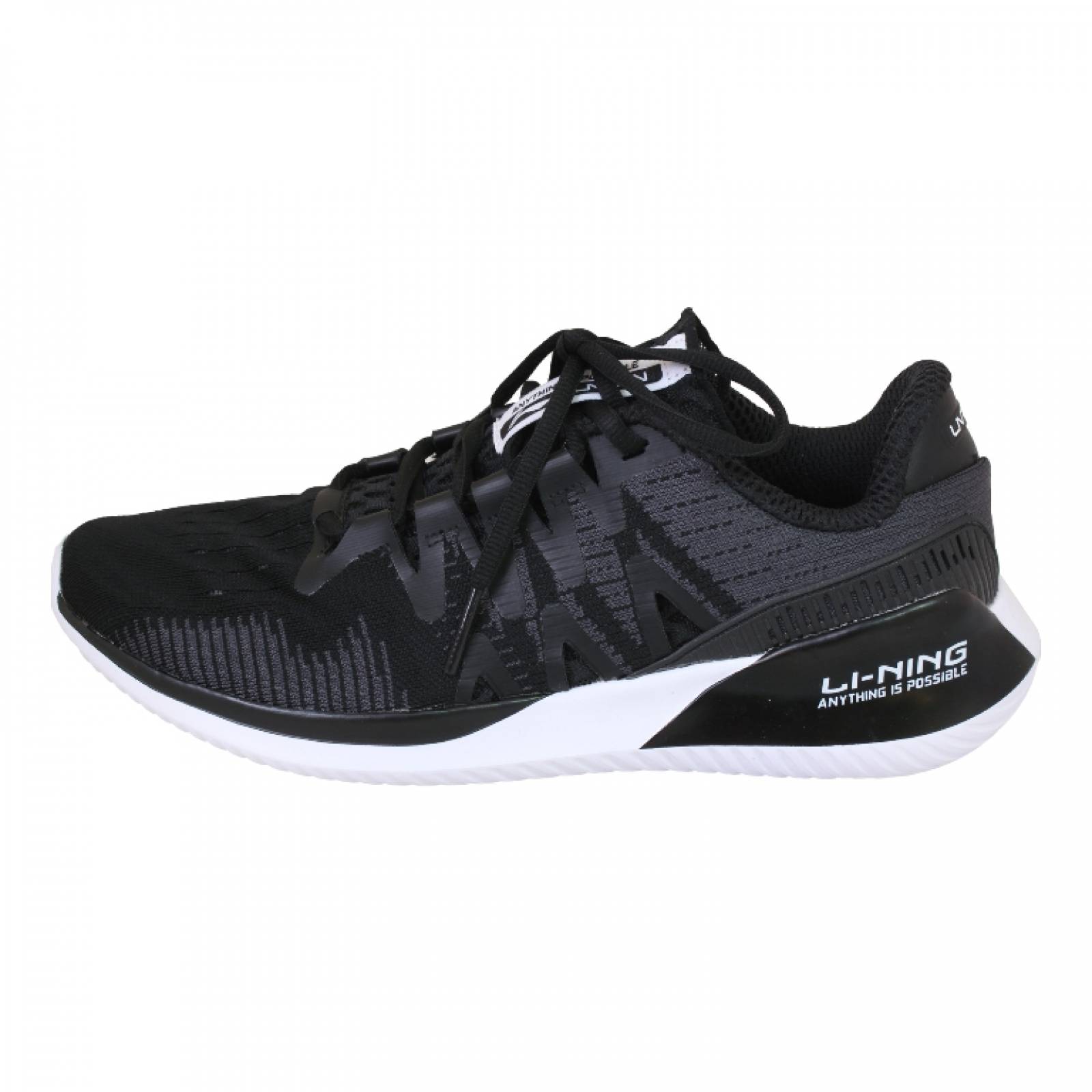 Tenis para Correr  ARHP029-2 Negro/ Gris Li-Ning Caballero